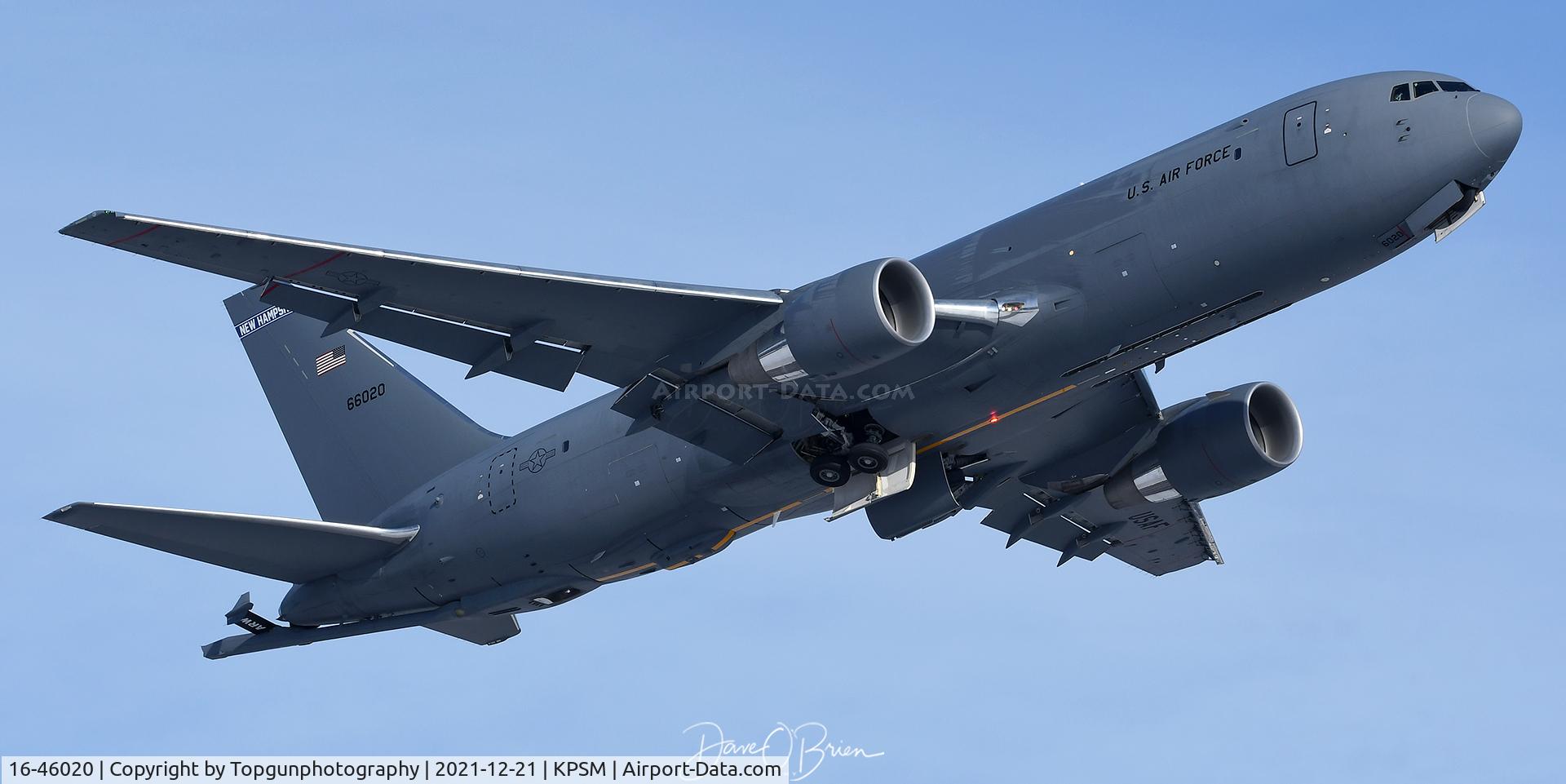 16-46020, 2016 Boeing KC-46A Pegasus (767-2LKC) C/N 34137, PACK21 working the pattern prior to heading off for a refueling mission