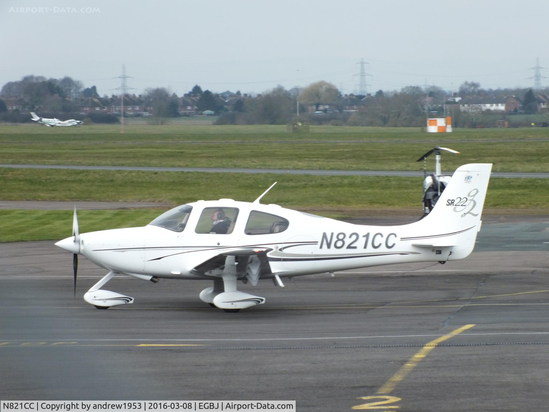 N821CC, 2005 Cirrus SR22 G2 C/N 1427, N821CC at Gloucestershire Airport.