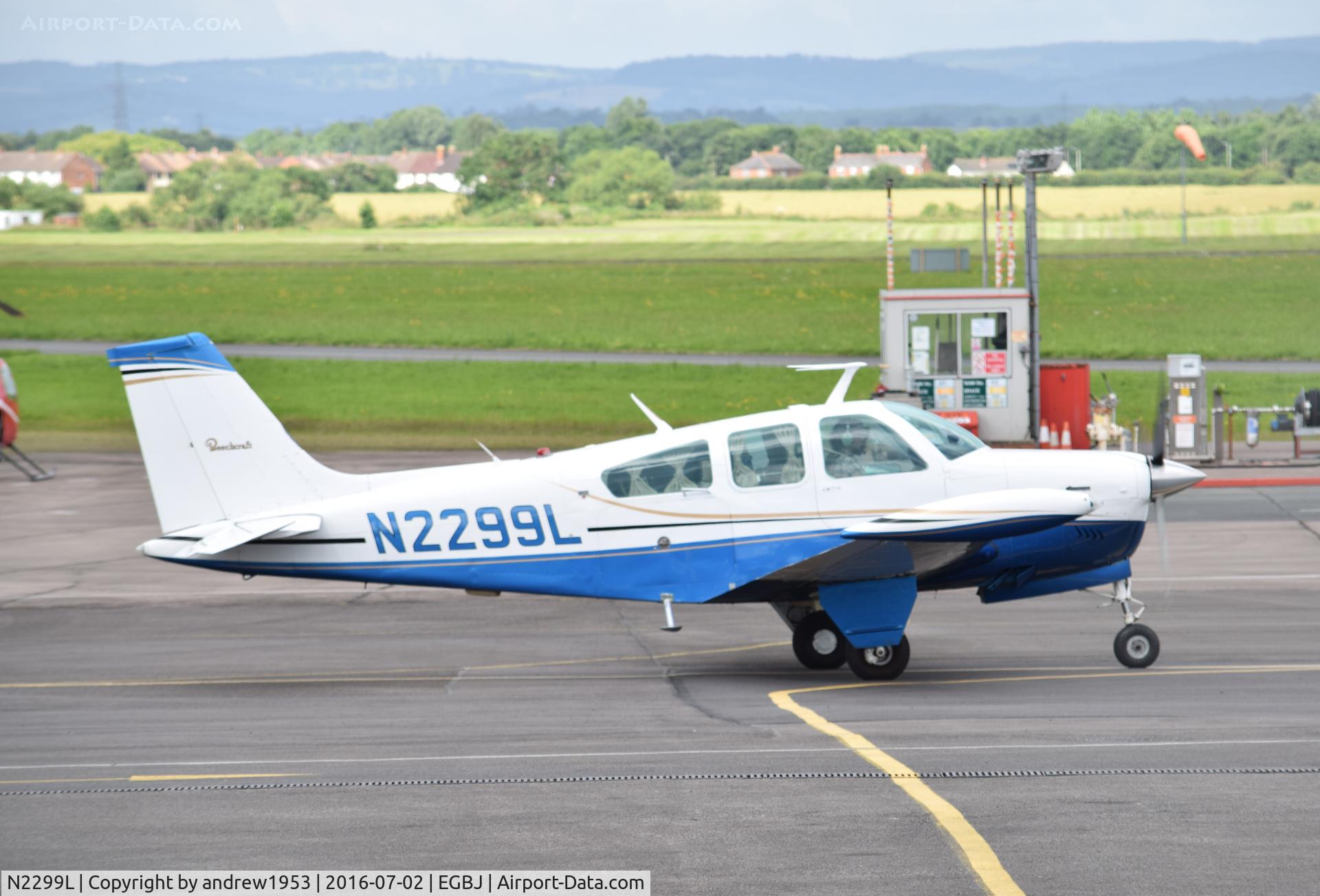 N2299L, 1976 Beech F33A Bonanza C/N CE-677, N2299L at Gloucestershire Airport.