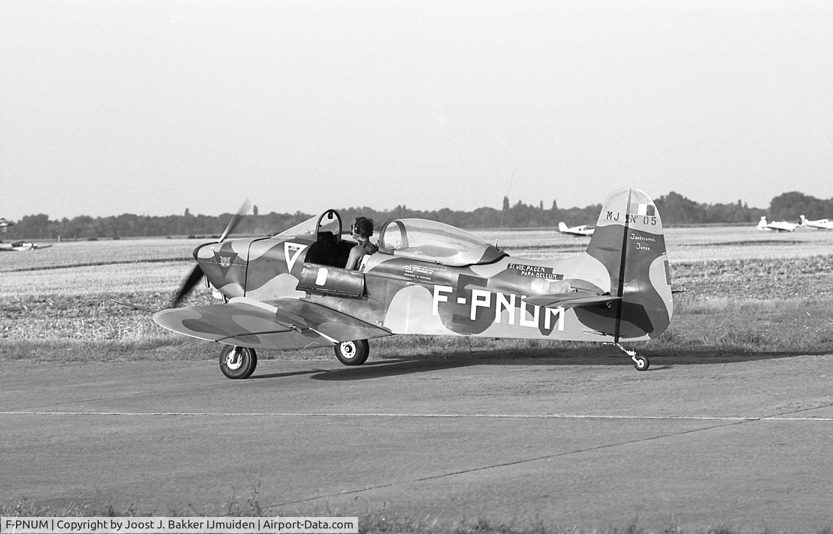 F-PNUM, Jurca MJ-2A Tempete C/N 05, Brienne le Chateau airfield  RSA Rally  1983