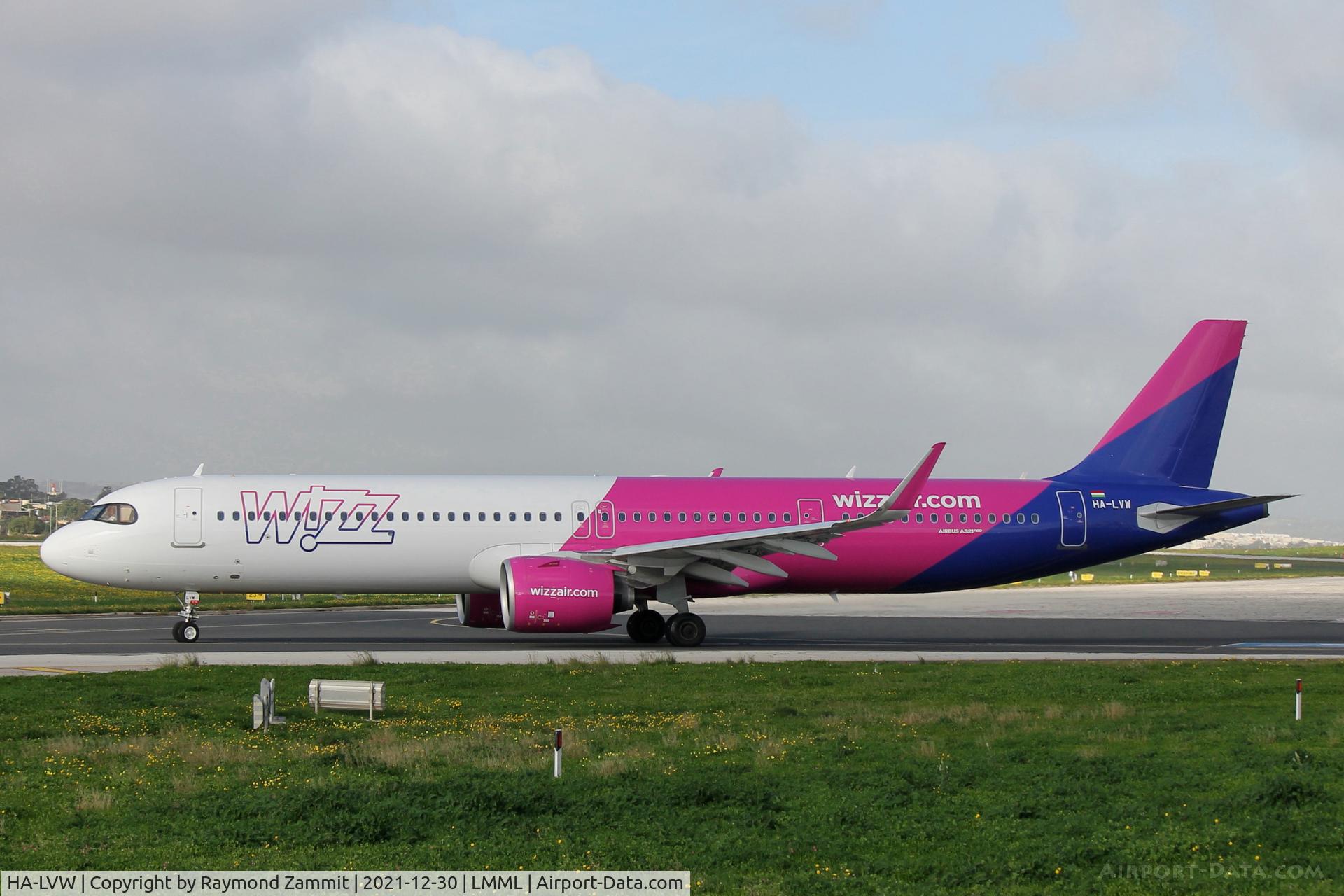 HA-LVW, 2021 Airbus A321-271NX C/N 10509, A321Neo HA-LVW Wizzair