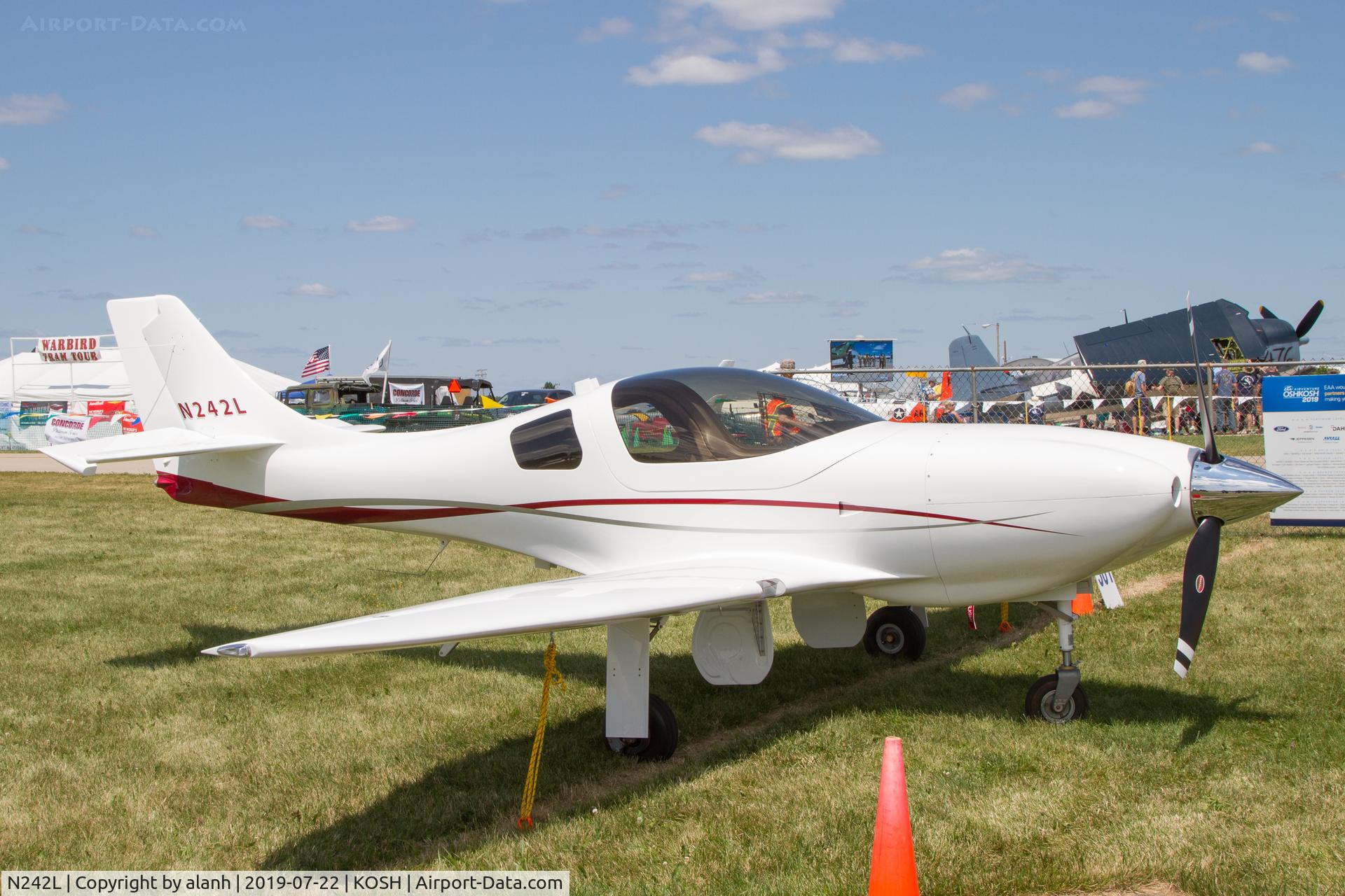 N242L, 2016 Lancair Legacy C/N L2K-219, At AirVenture 2019