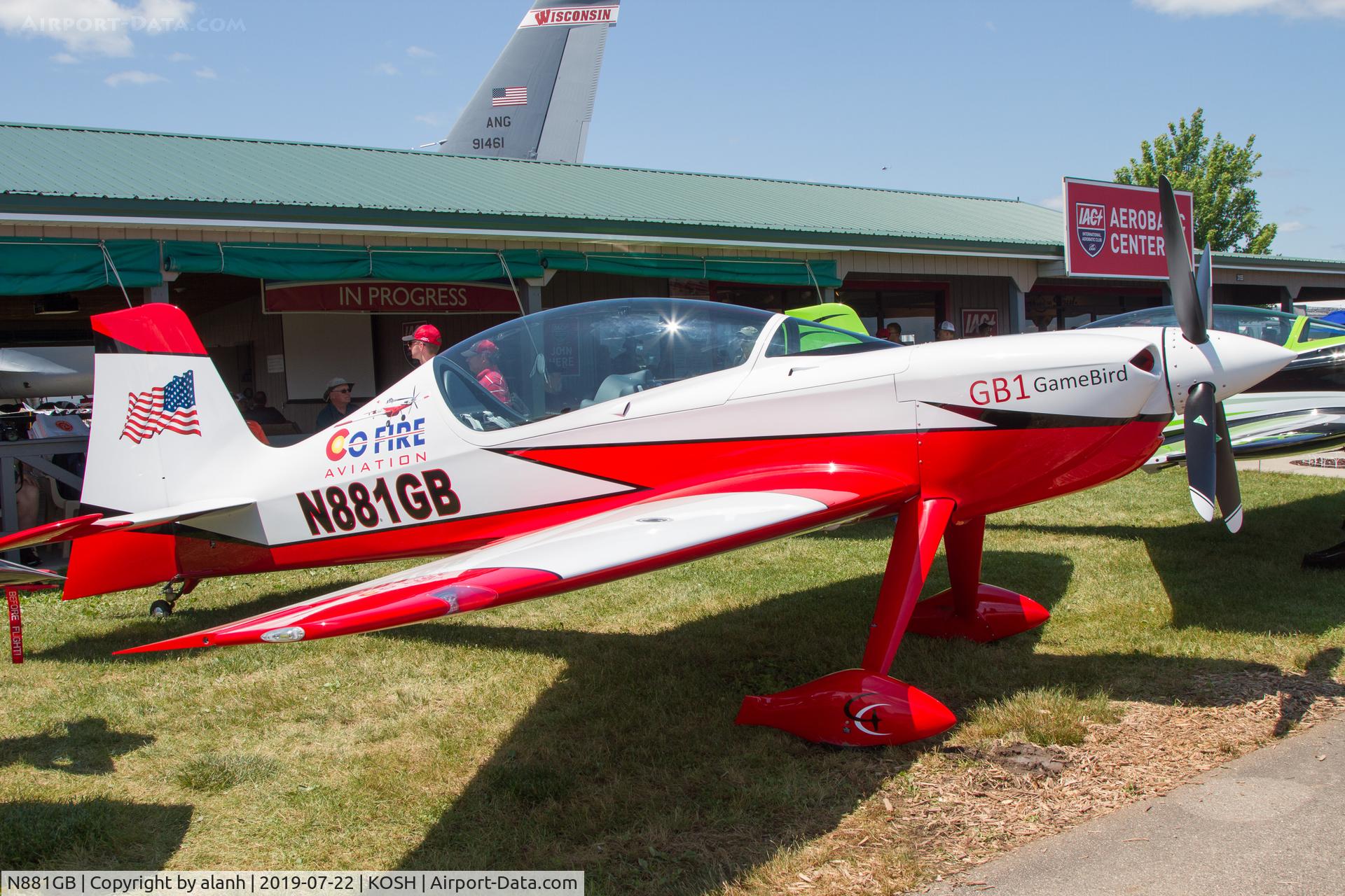 N881GB, 2019 Game Composites GBI Gamebird C/N 009, At AirVenture 2019