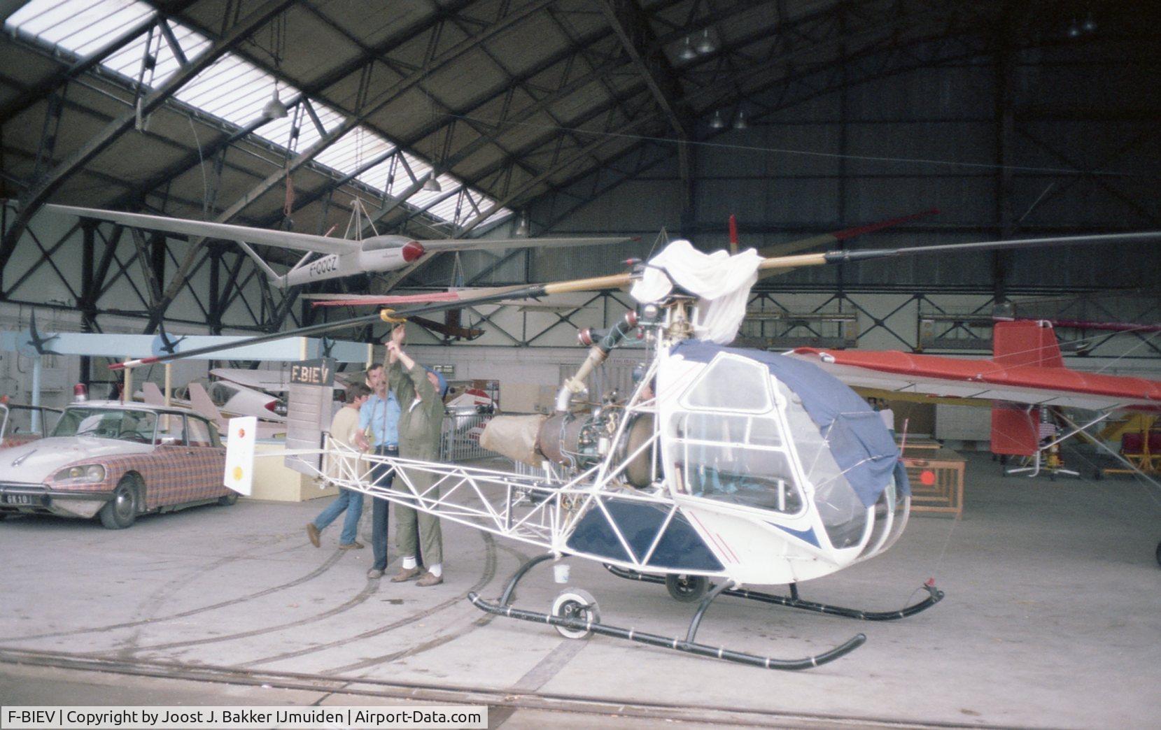 F-BIEV, Sud Aviation SO-1221S Djinn C/N 1019FR58, Brienne le Chateau airfield RSA Rally 1982