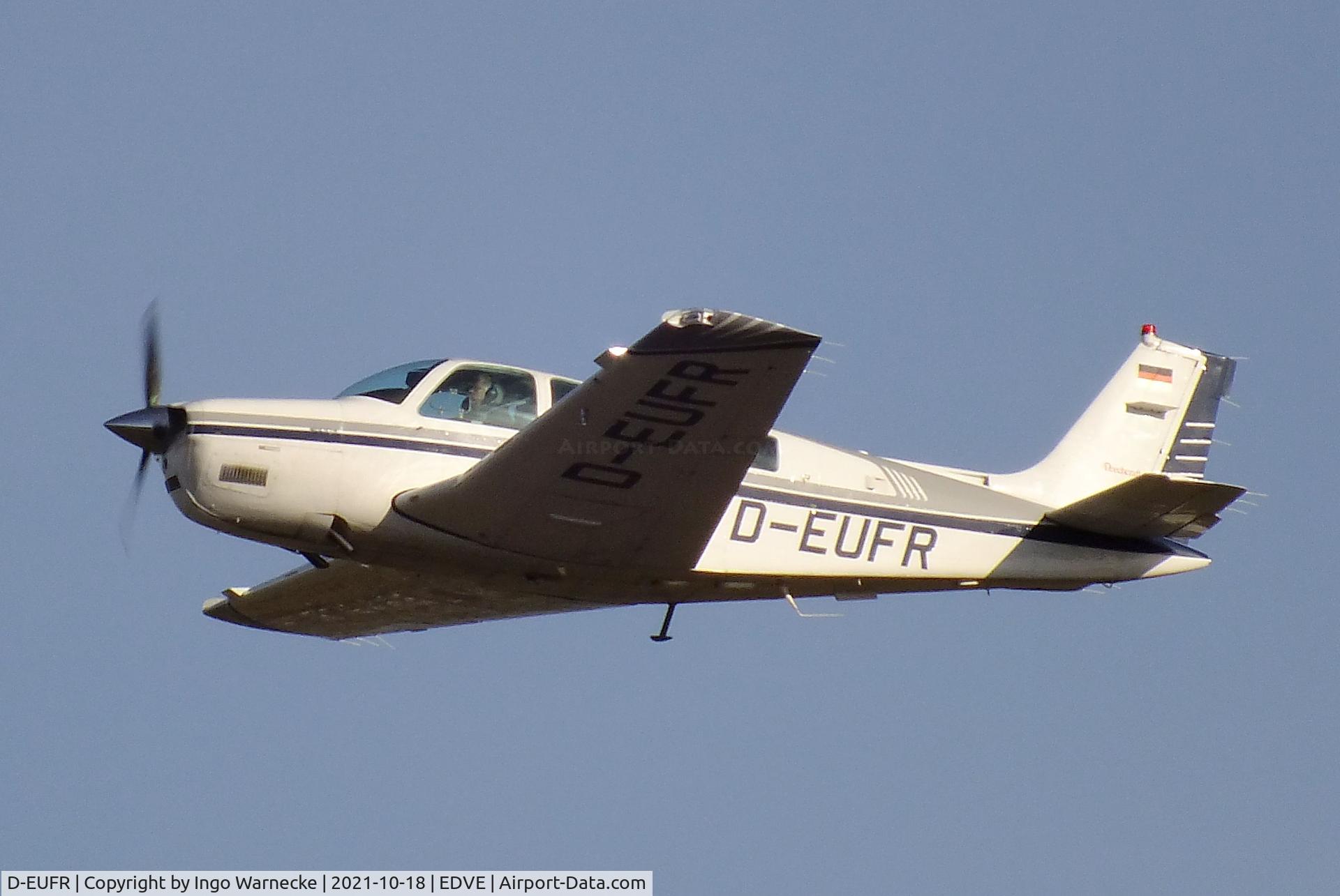 D-EUFR, Raytheon Aircraft Company A36 Bonanza C/N E-3021, Beechcraft (Raytheon) A36 Bonanza at Braunschweig-Wolfsburg airport, Waggum