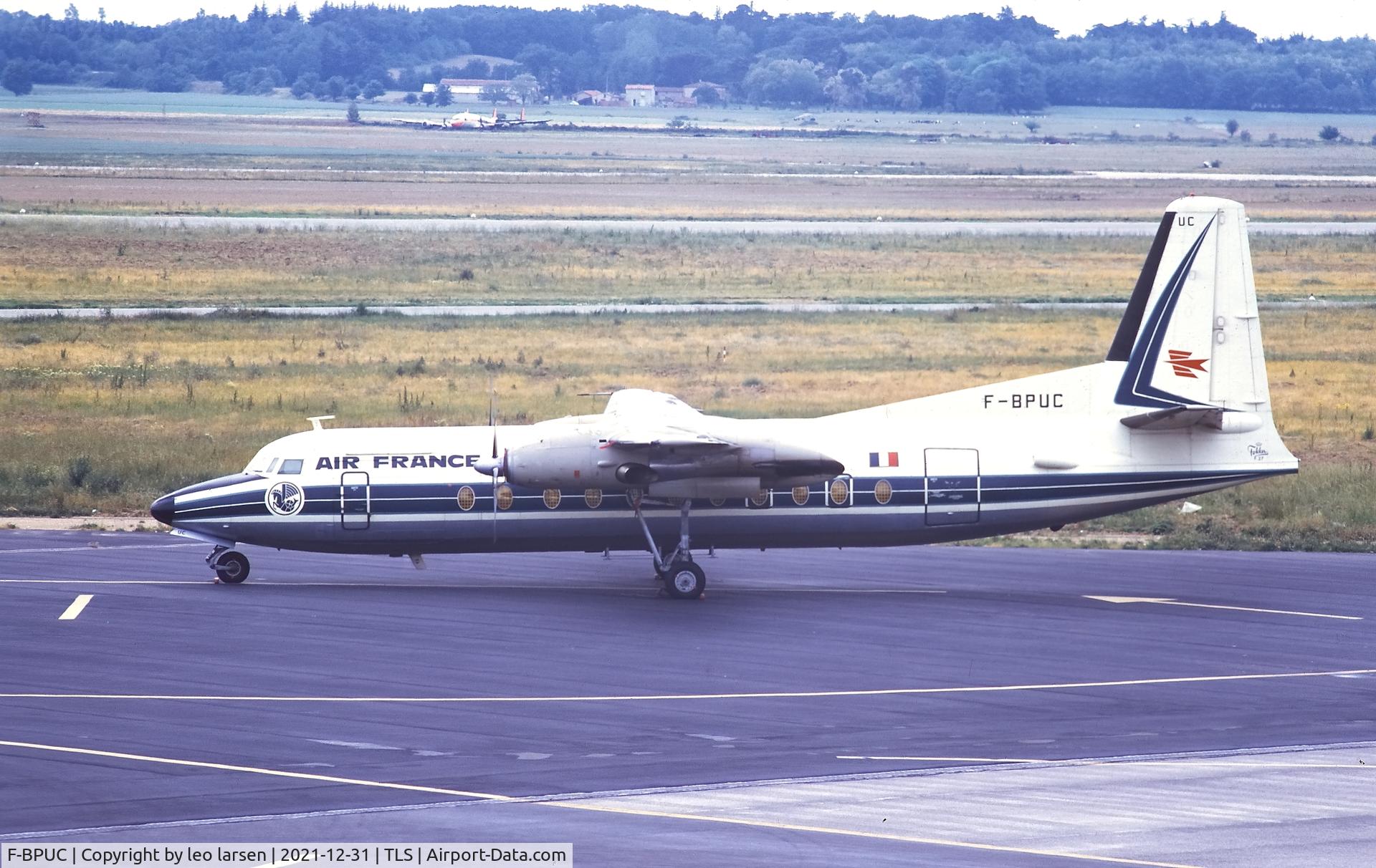 F-BPUC, 1968 Fokker F-27-500 Friendship C/N 10373, Toulouse
