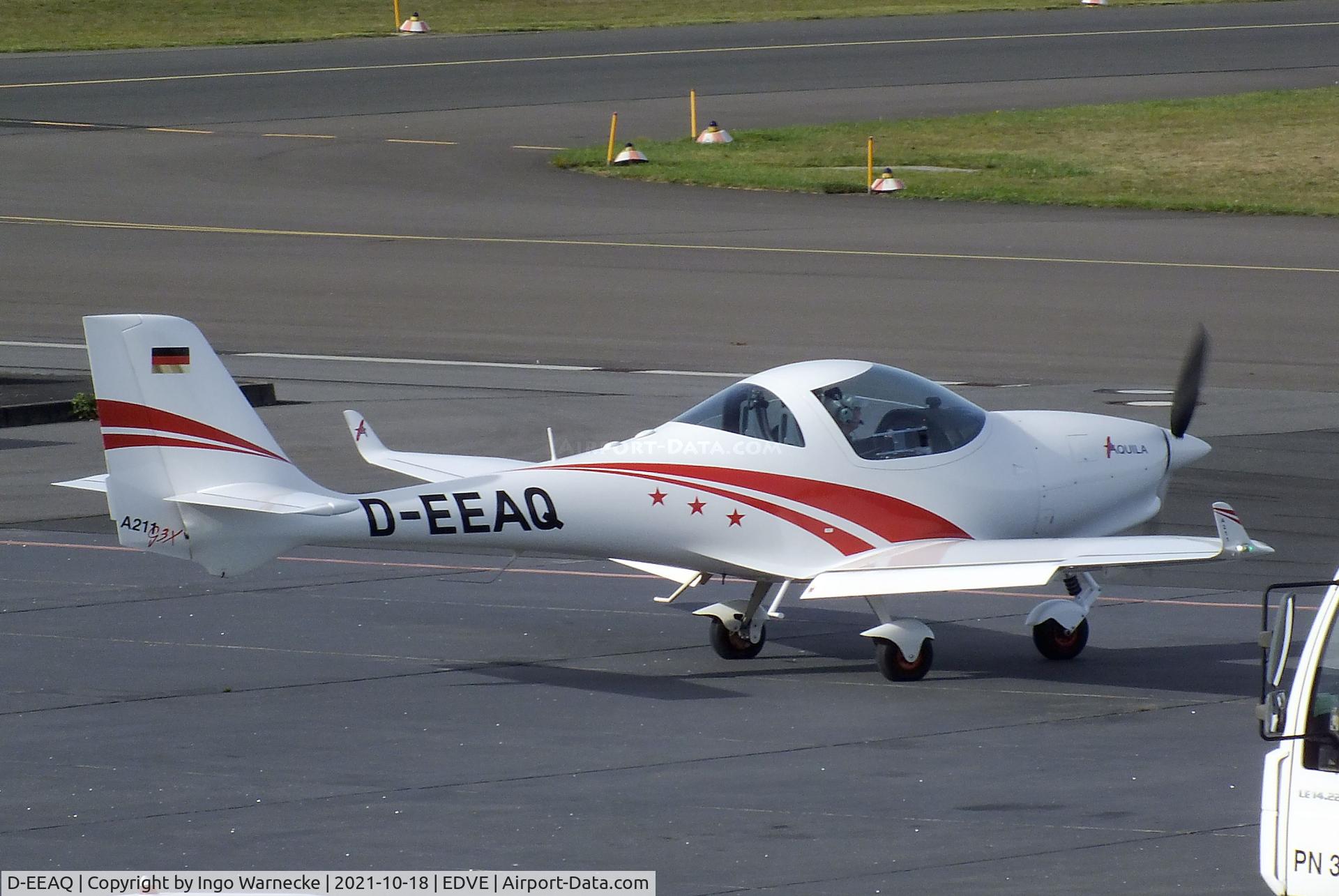 D-EEAQ, Aquila A211G3X C/N AT01-100A-368, Aquila A211 G3X at Braunschweig-Wolfsburg airport, Waggum