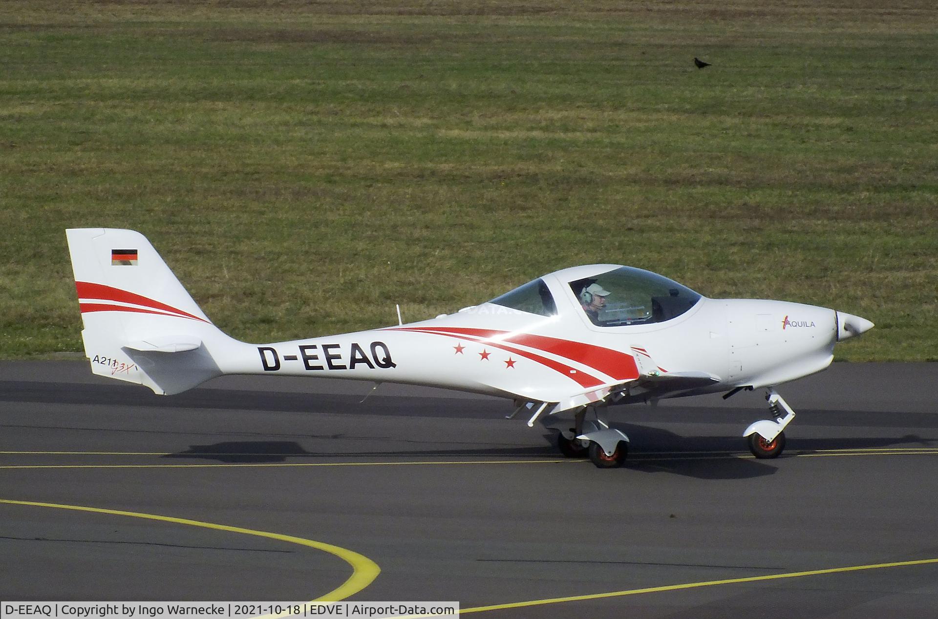 D-EEAQ, Aquila A211G3X C/N AT01-100A-368, Aquila A211 G3X at Braunschweig-Wolfsburg airport, Waggum