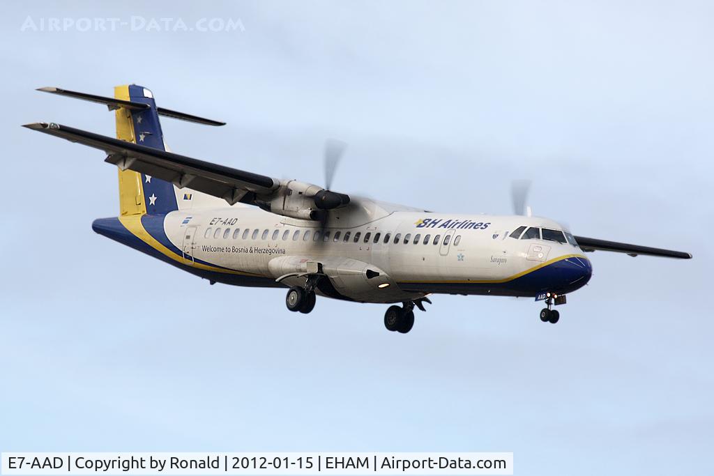 E7-AAD, 1995 ATR 72-212 C/N 464, at spl