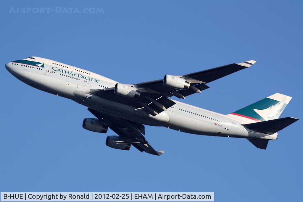 B-HUE, 1993 Boeing 747-467 C/N 27117, at spl