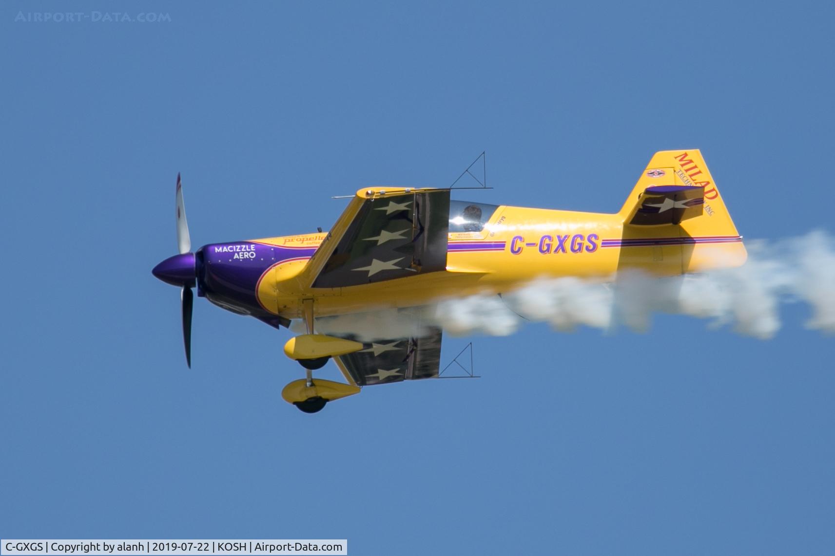 C-GXGS, 2003 Giles G-202 C/N 61, Displaying at AirVenture 2019