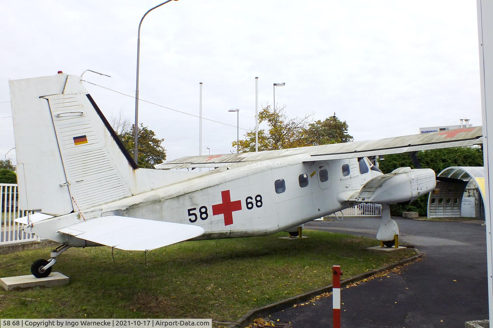 58 68, Dornier Do-28D-2 Skyservant C/N 4143, Dornier Do 28D-2 Skyservant at the Luftfahrtmuseum Laatzen, Laatzen (Hannover)