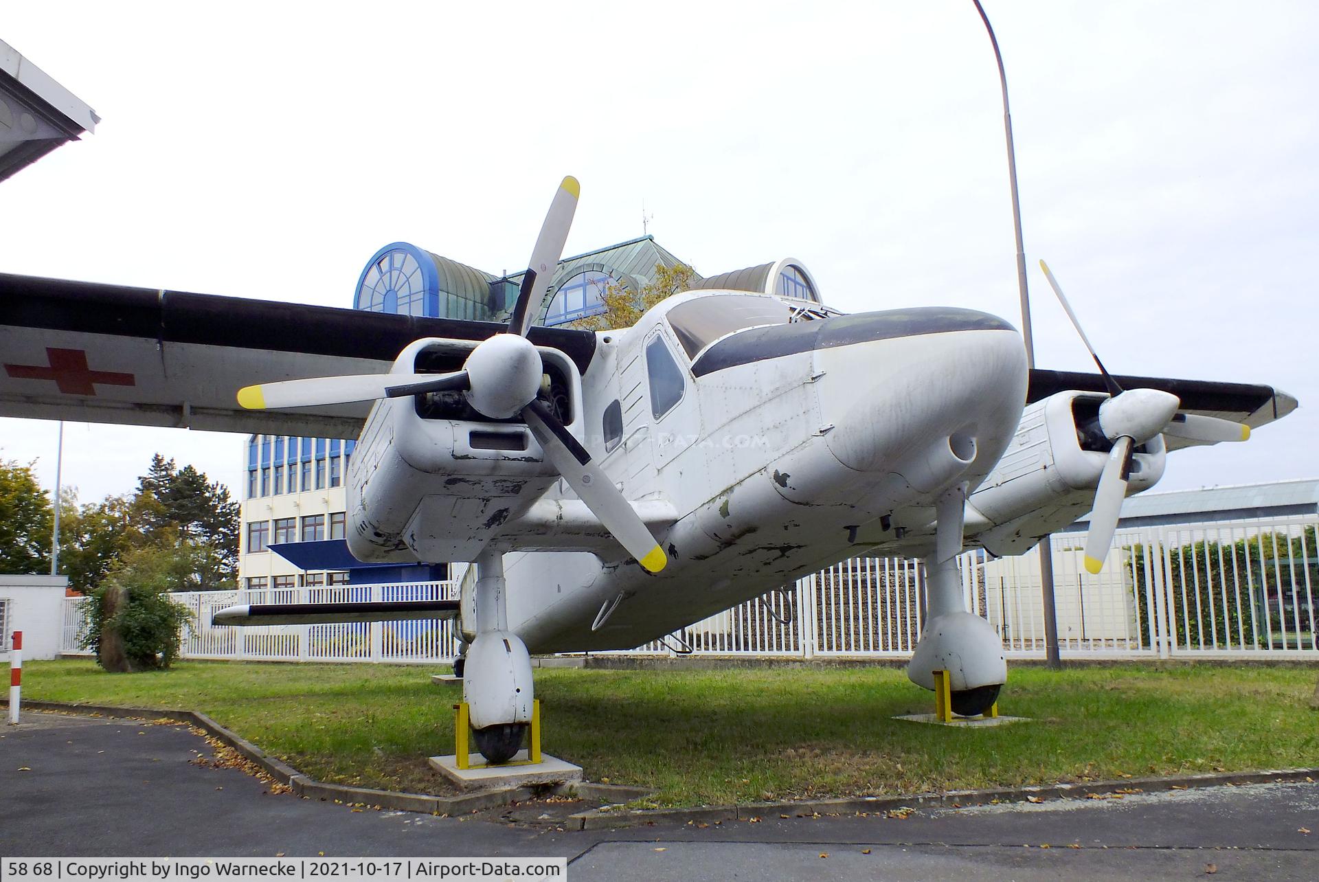 58 68, Dornier Do-28D-2 Skyservant C/N 4143, Dornier Do 28D-2 Skyservant at the Luftfahrtmuseum Laatzen, Laatzen (Hannover)