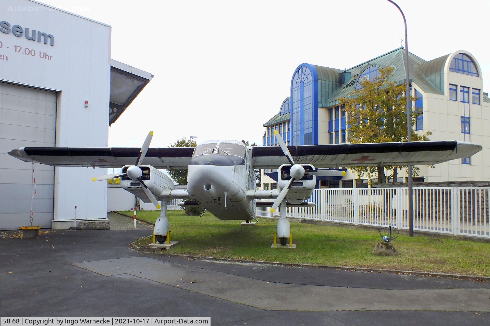 58 68, Dornier Do-28D-2 Skyservant C/N 4143, Dornier Do 28D-2 Skyservant at the Luftfahrtmuseum Laatzen, Laatzen (Hannover)