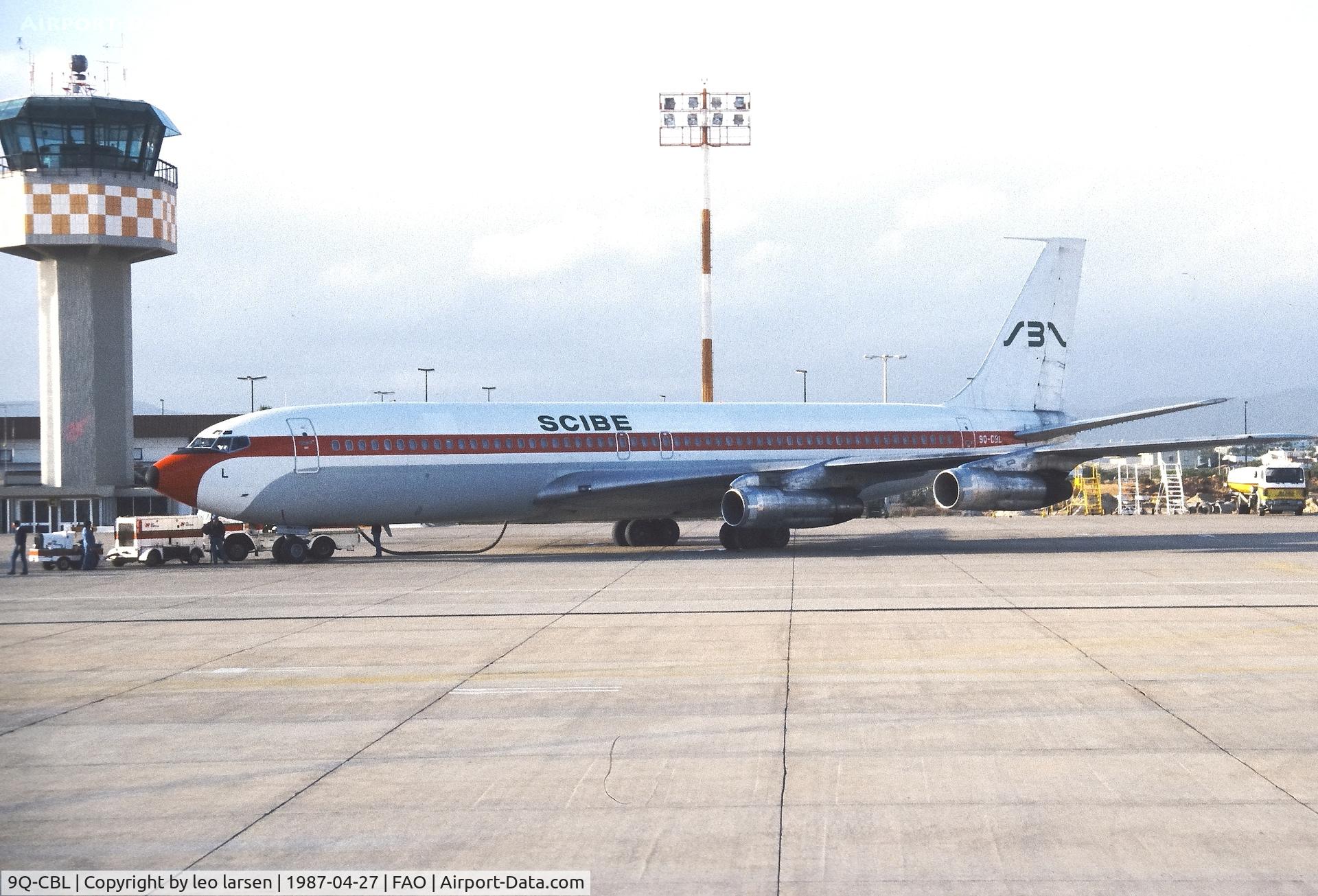 9Q-CBL, 1966 Boeing 707-321B C/N 19266, Faro 27.4.1987