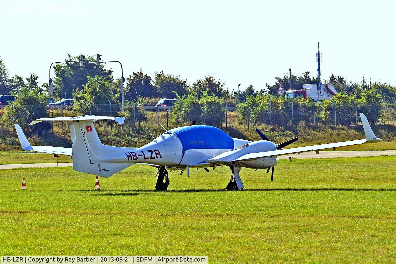 HB-LZR, 2008 Diamond DA-42 Twin Star C/N 42.342, HB-LZR   Diamond DA-42 Twin Star [42.342] (Fliegerschule St Gallen) Mannheim City~D 21/08/2013