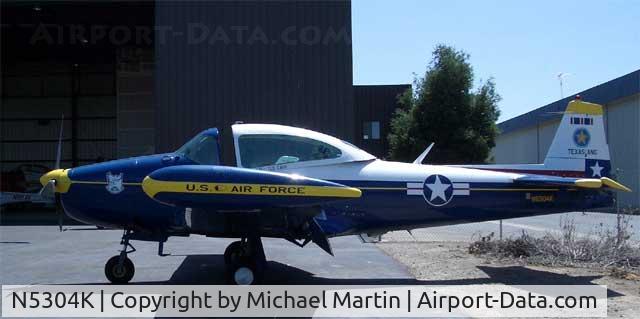 N5304K, 1950 Ryan NAVION B C/N NAV-4-2204B, In Texas ANG paint
