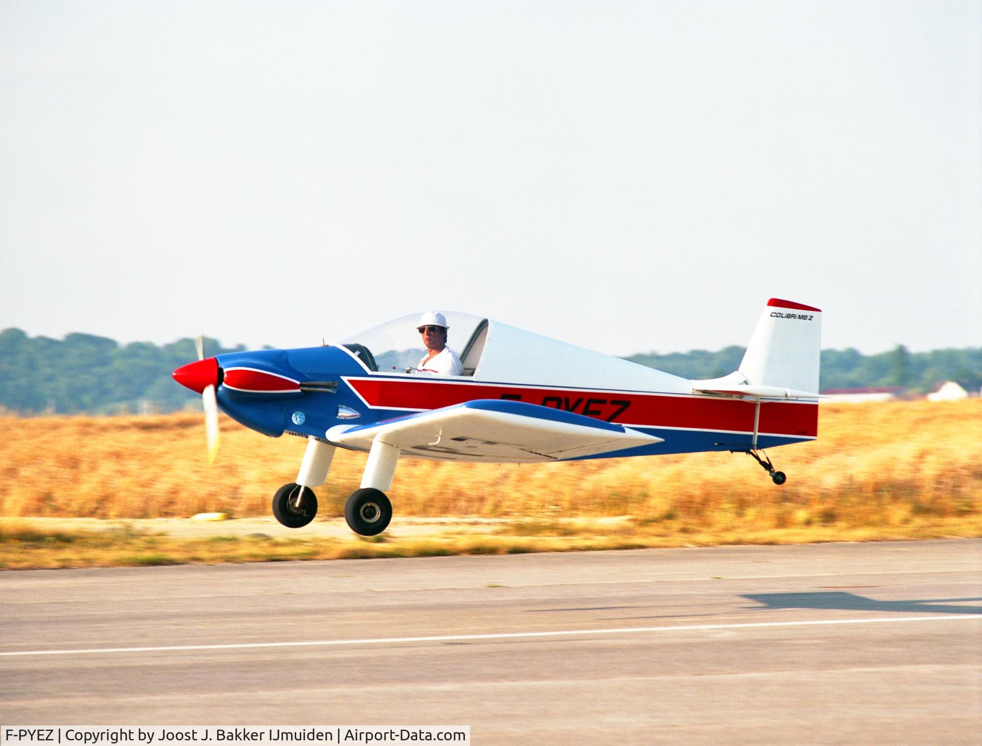 F-PYEZ, Brugger MB-2 Colibri C/N 100, Brienne le Chateau airfield  RSA Rally  1984