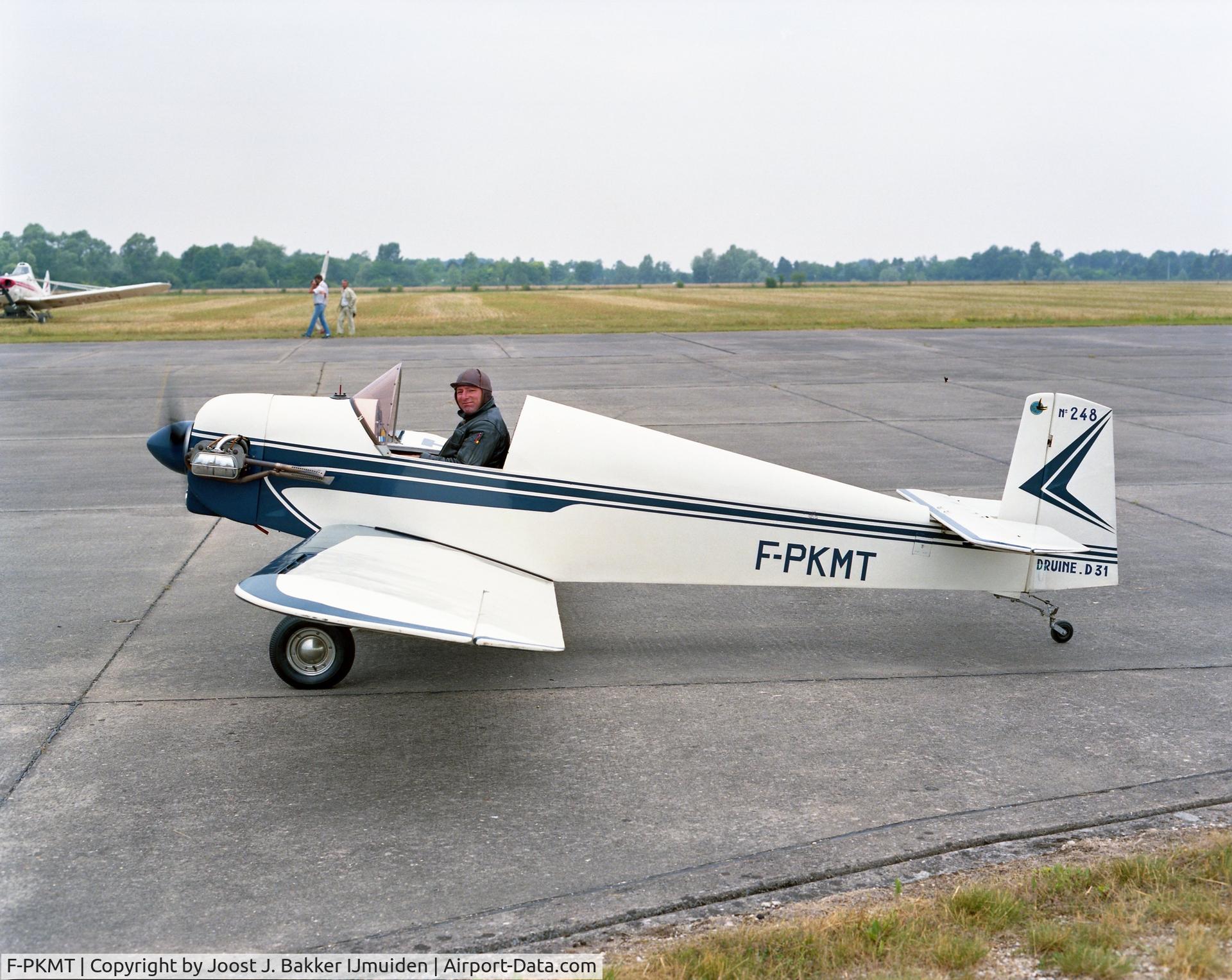 F-PKMT, Druine D-31 C/N 248, Brienne le Chateau airfield  RSA Rally  1984