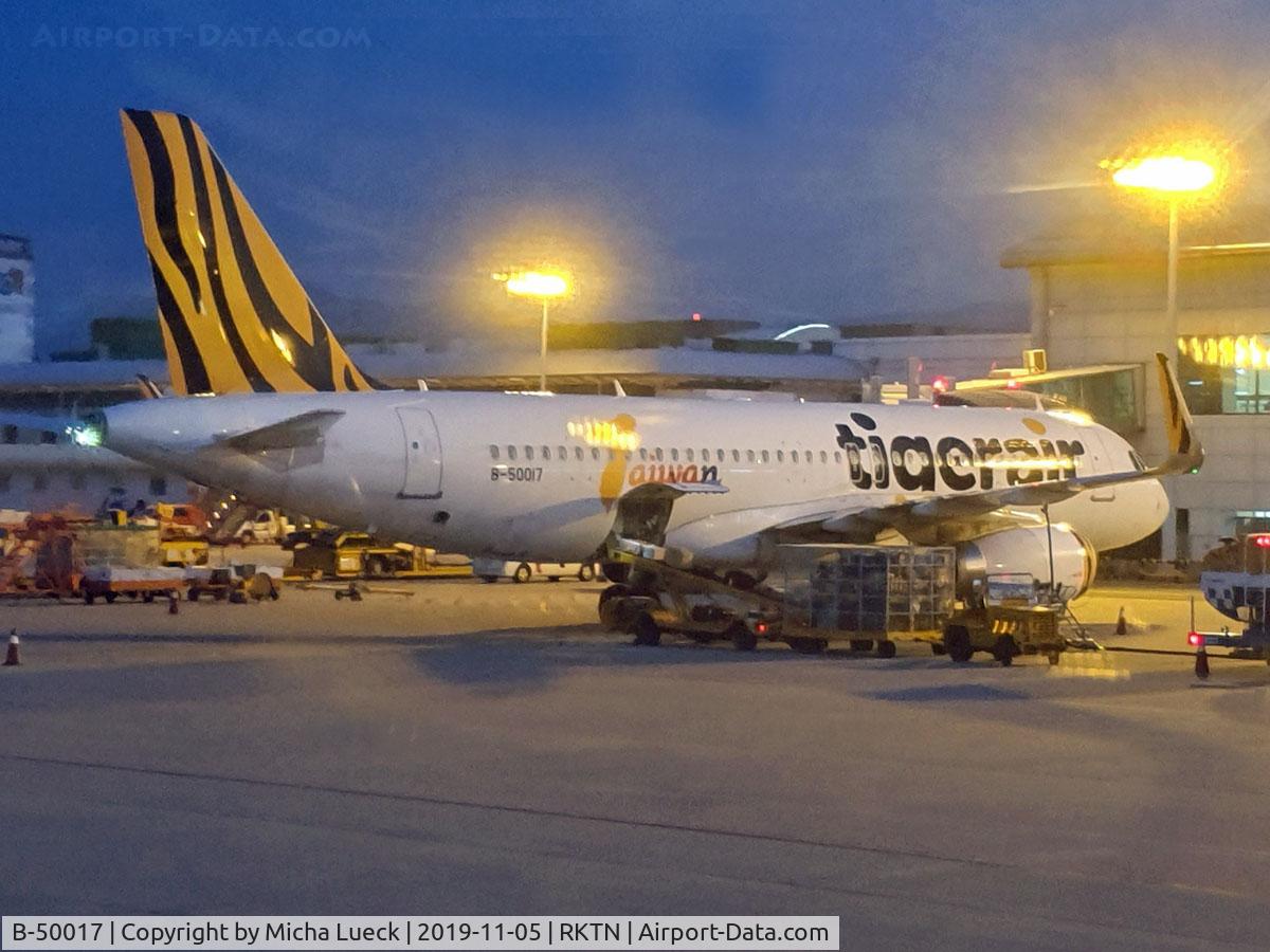 B-50017, 2017 Airbus A320-232 C/N 7491, At Daegu