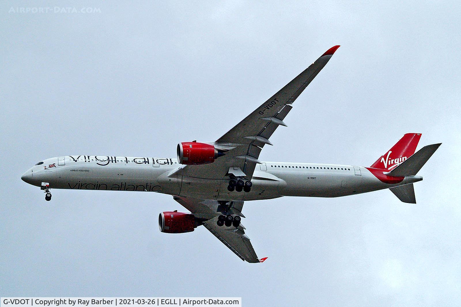 G-VDOT, 2017 Airbus A350-1041 C/N 071, G-VDOT   Airbus A350-1041 [071] (Virgin Atlantic) Home~G 26/03/2021