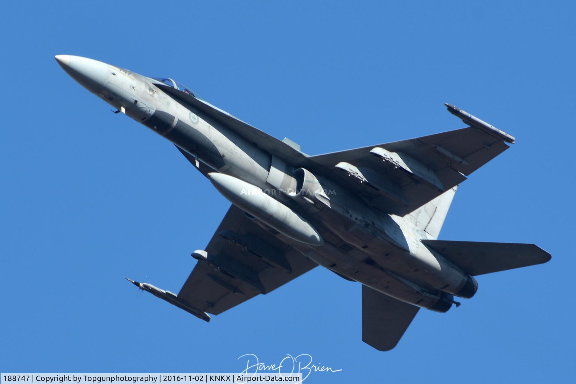 188747, 1985 McDonnell Douglas CF-188A Hornet C/N 0333/A277, off from MCAS Miramar