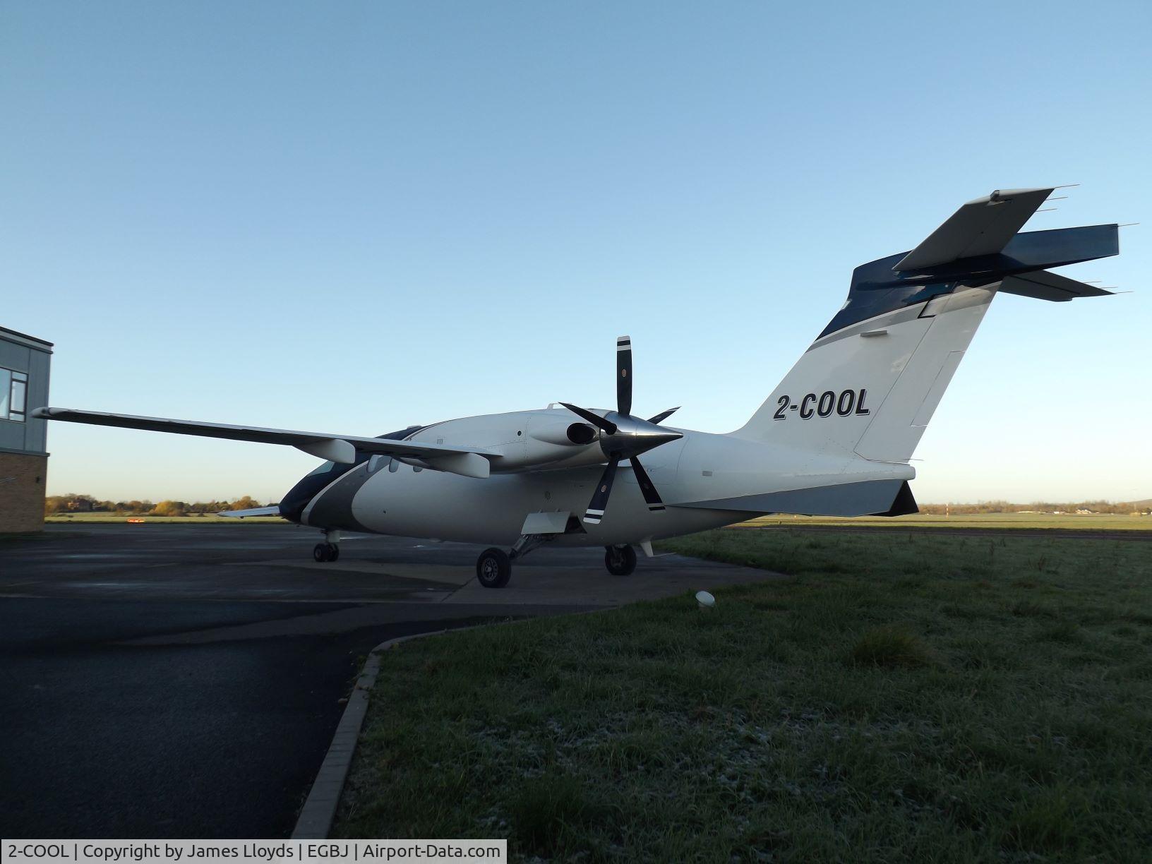 2-COOL, 2007 Piaggio P-180 Avanti II C/N 1149, At Gloucestershire Airport.