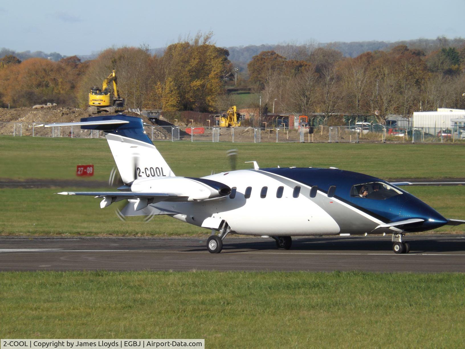 2-COOL, 2007 Piaggio P-180 Avanti II C/N 1149, At Gloucestershire Airport.