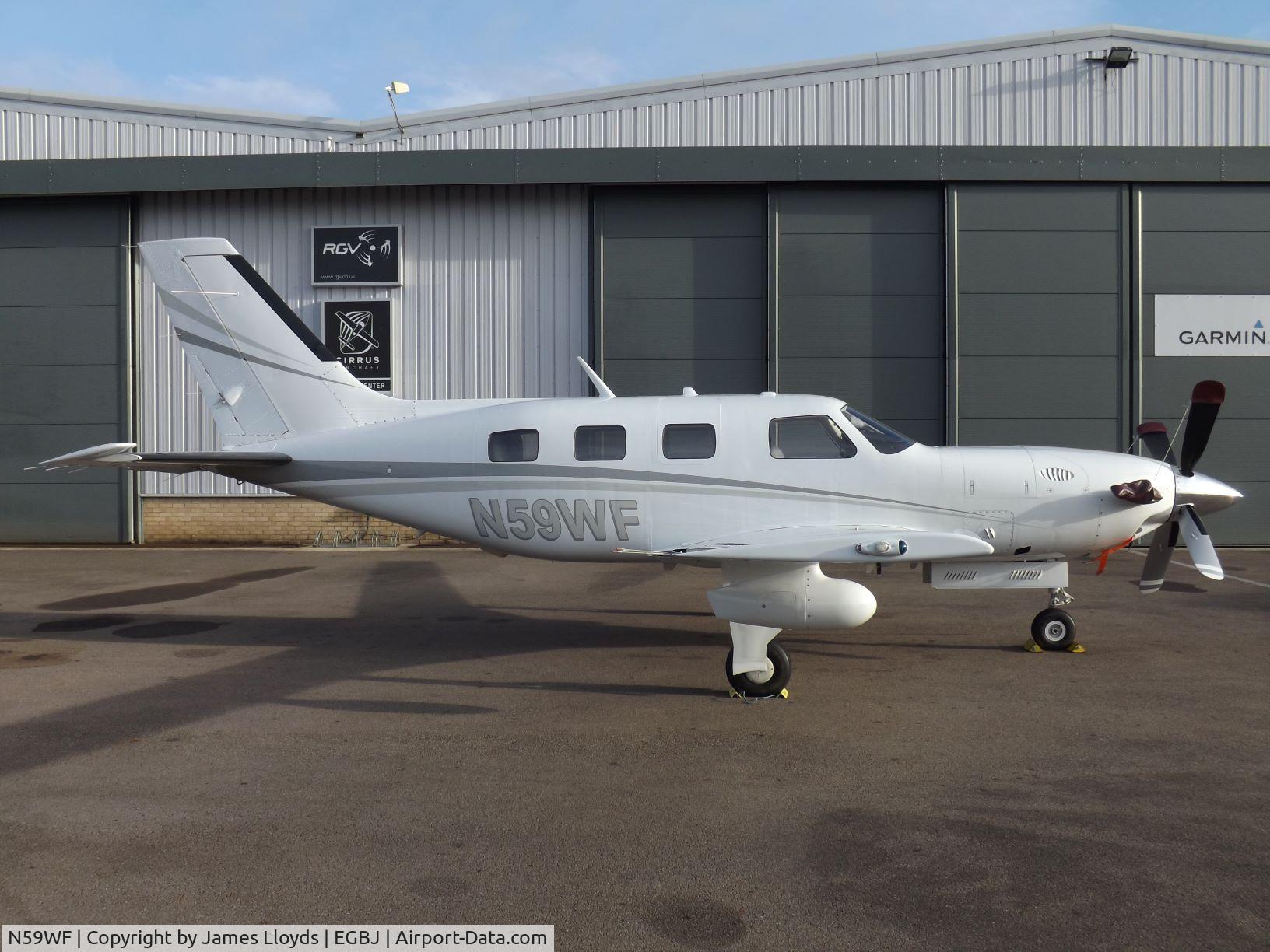 N59WF, 2001 Piper PA-46-500TP Meridian C/N 4697042, At Gloucestershire Airport.