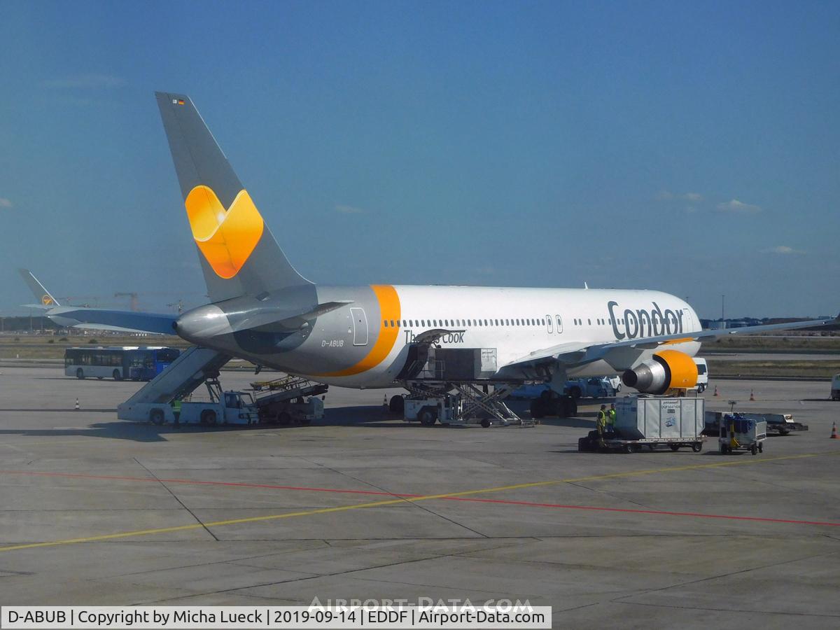 D-ABUB, 1992 Boeing 767-330/ER C/N 26987, At Frankfurt