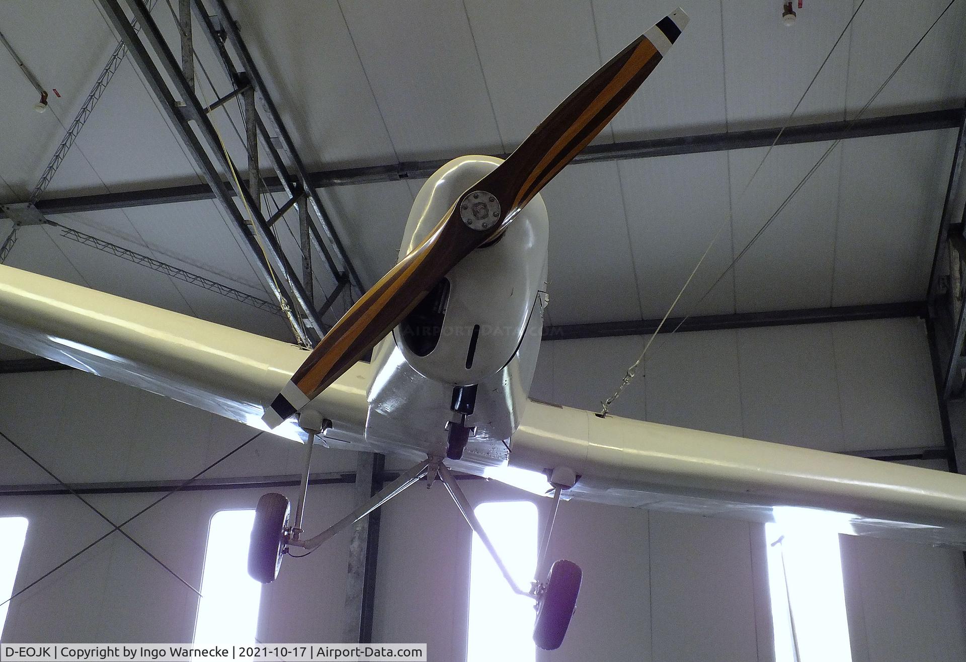 D-EOJK, 1989 Josef Kurz Klemm L25 replica C/N 01, Klemm (Josef Kurz) L 25 replica, displayed in pre-war colours without registration at the Luftfahrtmuseum Laatzen, Laatzen (Hannover)
