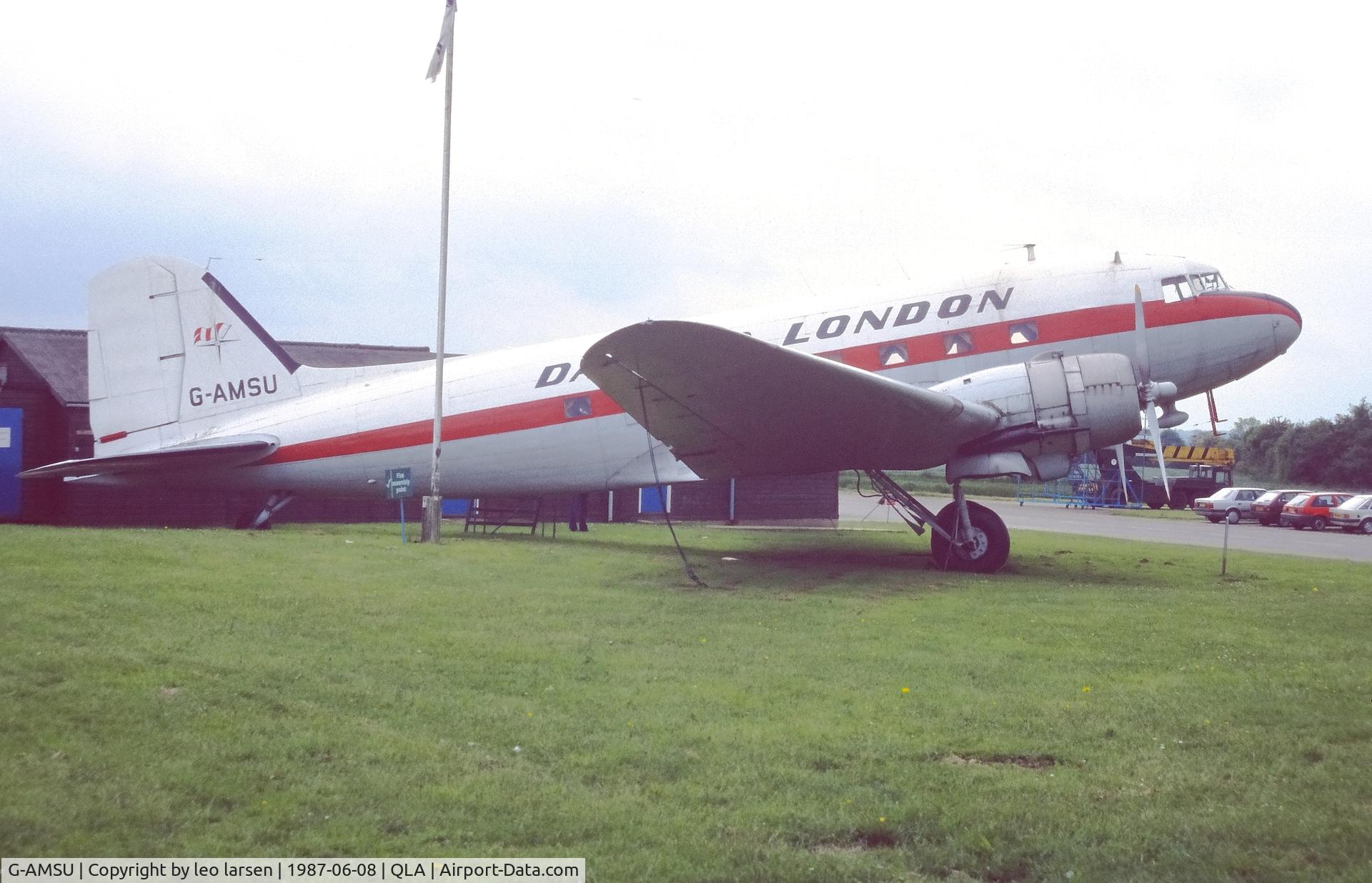 G-AMSU, 1944 Douglas C-47 Dakota 4 C/N 16800, Lasham 8.6.1987