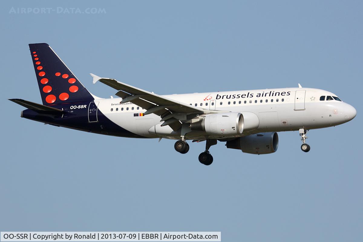 OO-SSR, 2010 Airbus A319-112 C/N 4275, at bru