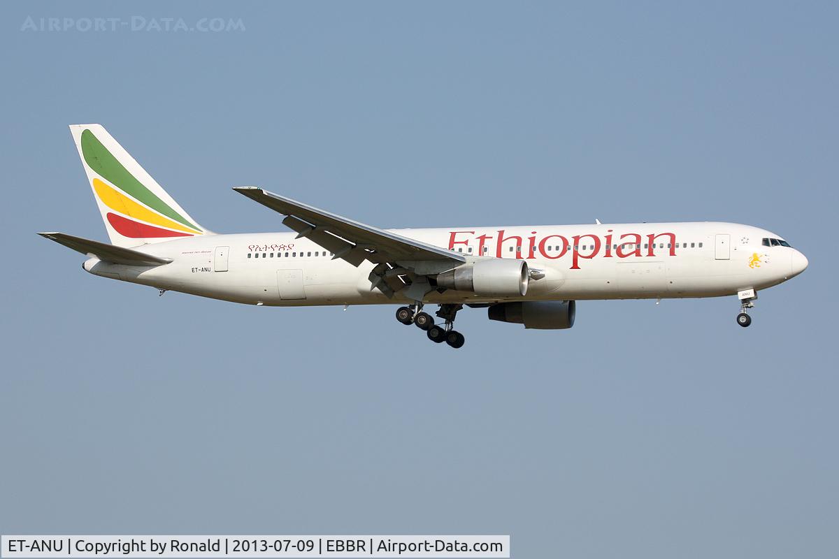 ET-ANU, 1996 Boeing 767-33A/ER C/N 27993, at bru