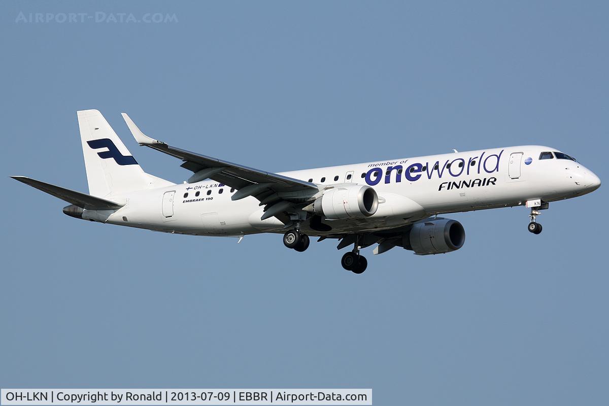 OH-LKN, 2009 Embraer 190LR (ERJ-190-100LR) C/N 19000252, at bru