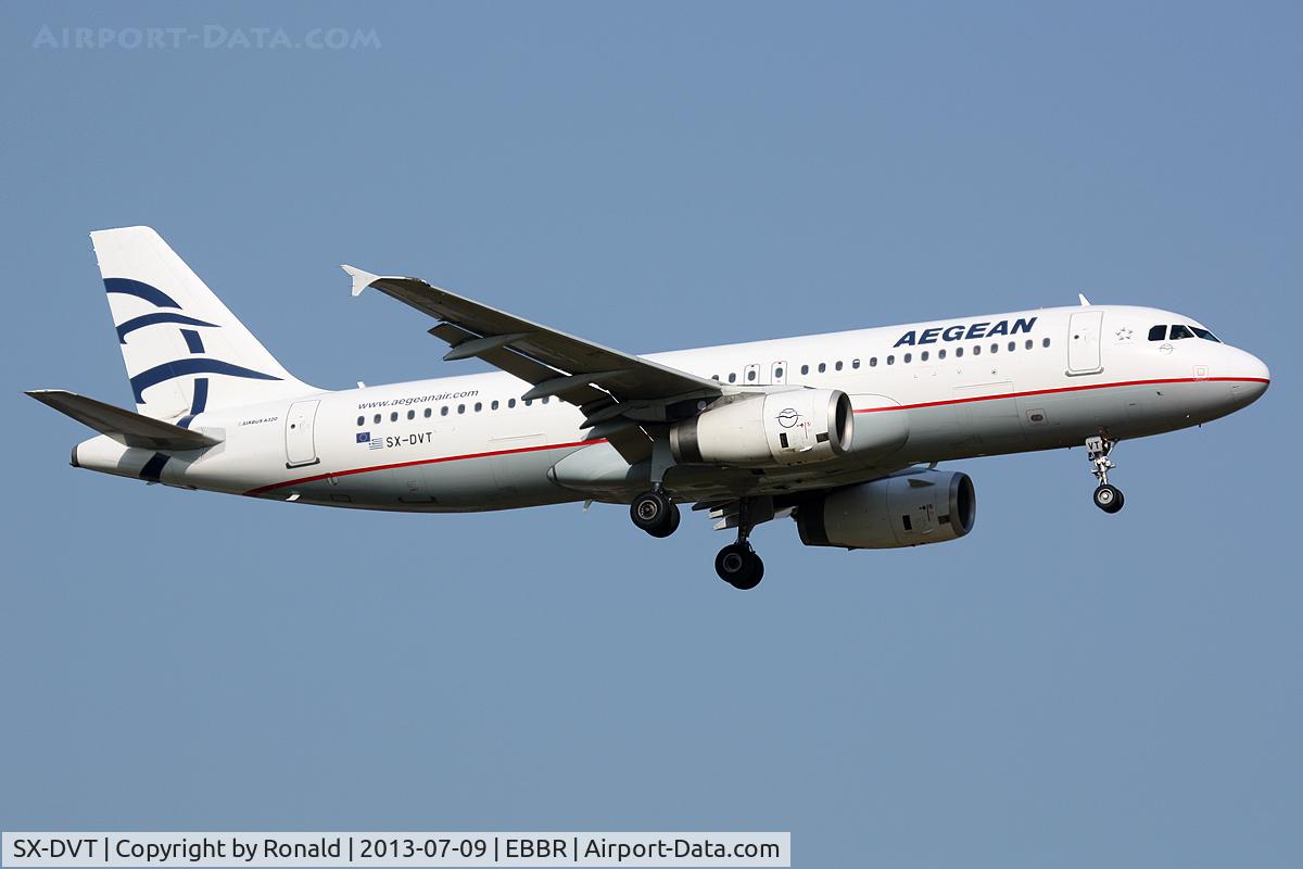 SX-DVT, 2008 Airbus A320-232 C/N 3745, at bru