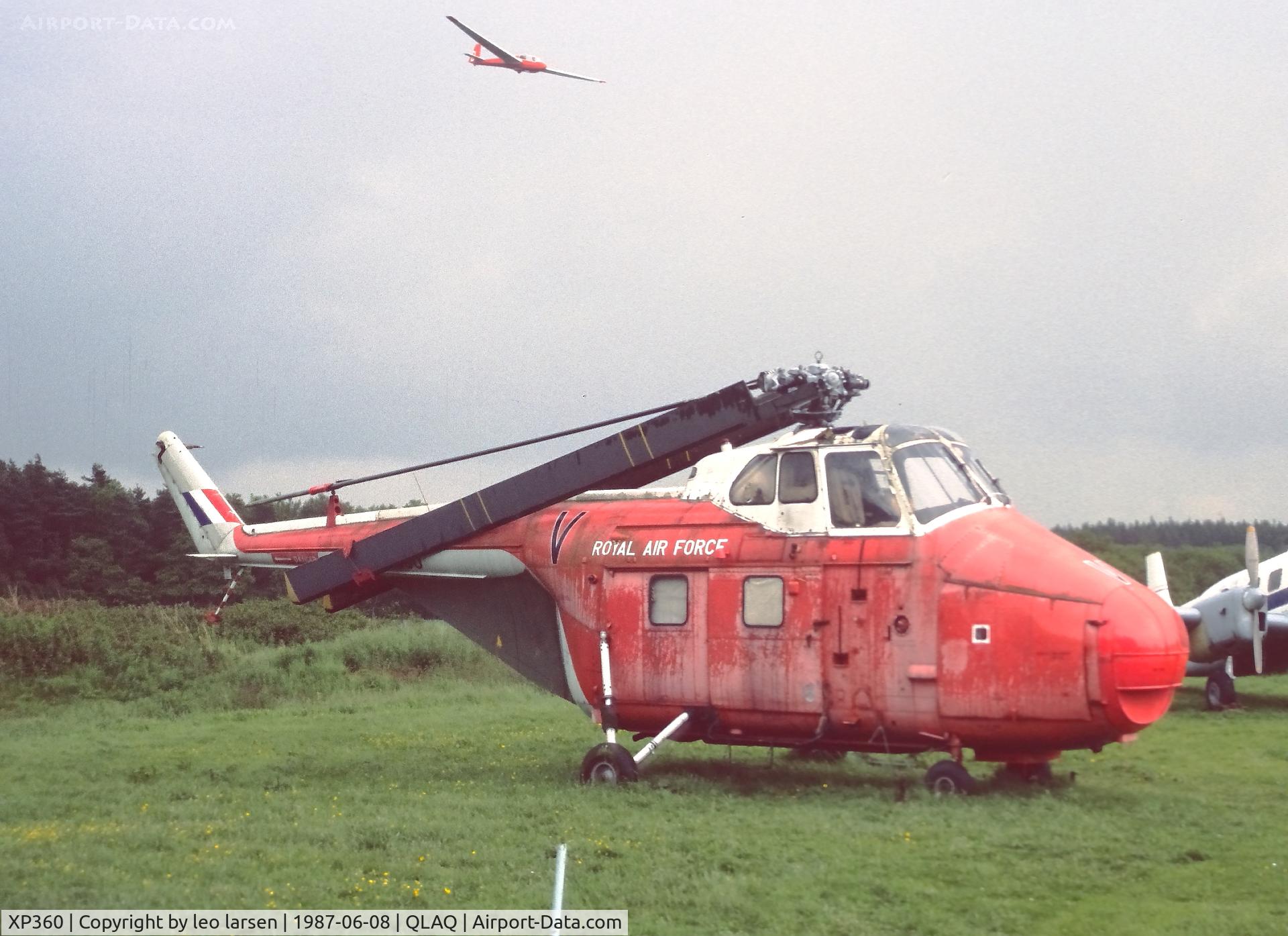 XP360, Westland Whirlwind HAR.10 C/N WA/376, Lasham Air Museum 8.6.1987