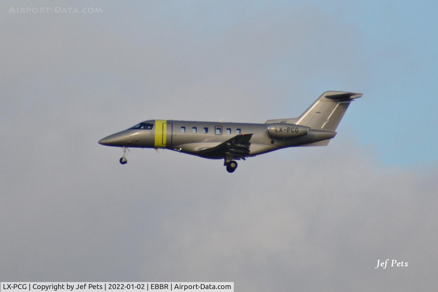 LX-PCG, 2021 Pilatus PC-24 C/N 237, Landing at Brussels Airport.