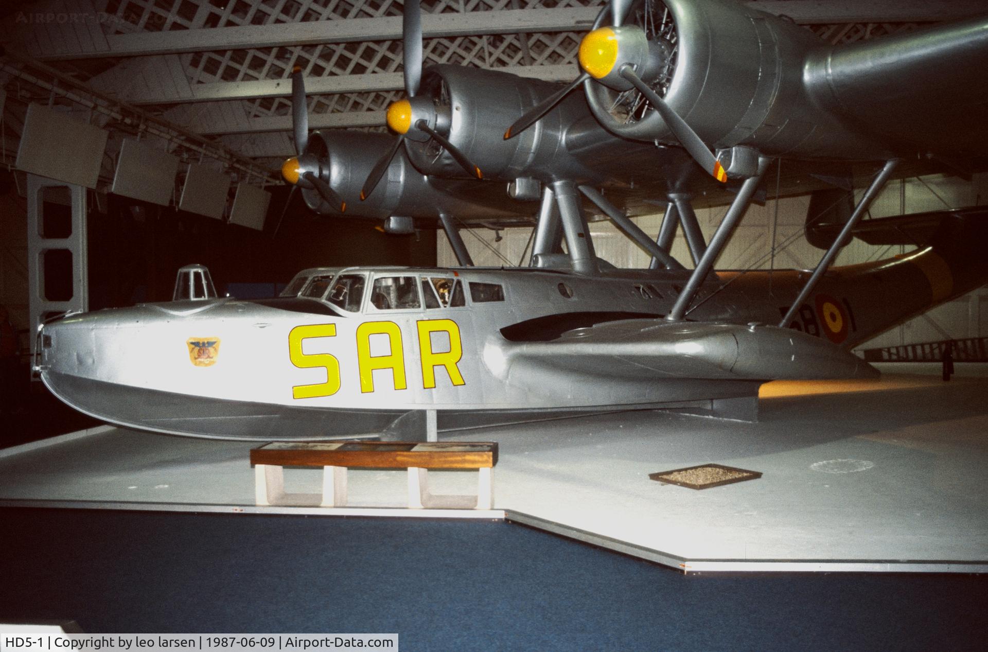 HD5-1, 1944 Dornier Do-24T-3 C/N 5342, RAF Museum Hendon 9.6.1987.Spanish AF code 58-1