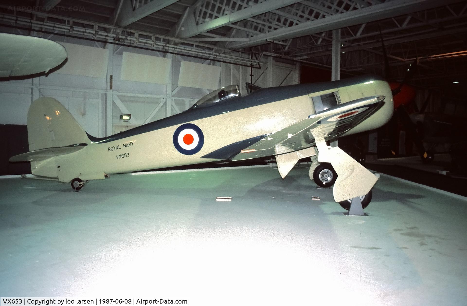 VX653, 1949 Hawker Sea Fury FB.11 C/N Not found G-BUCM/VX653, RAF Museum Hendon 8.6.1987