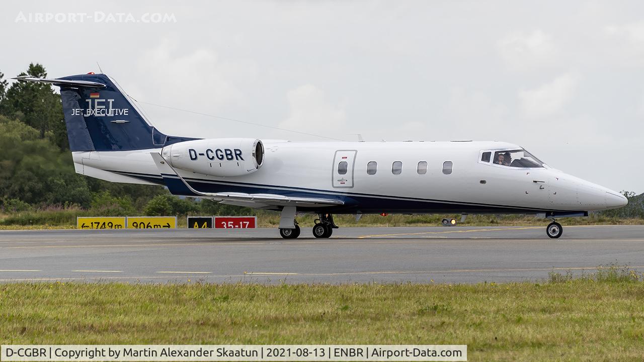 D-CGBR, 1985 Learjet 55 C/N 55-122, Taxying out for departure.