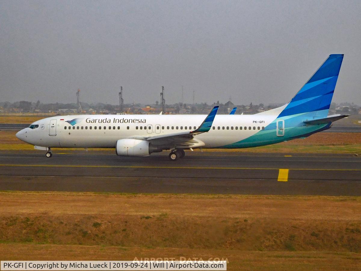 PK-GFI, 2010 Boeing 737-86N C/N 36805, At Jakarta