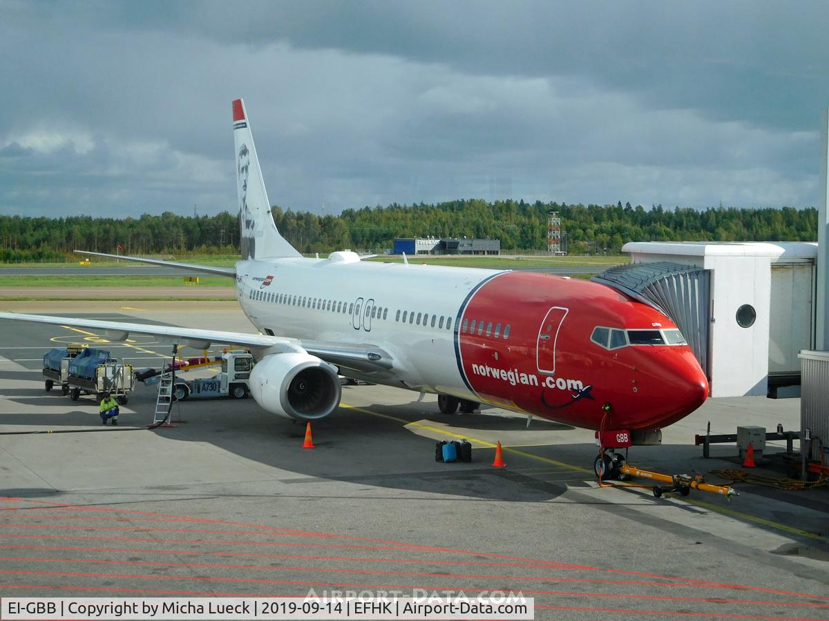 EI-GBB, 2008 Boeing 737-86N C/N 36809, At Vantaa
