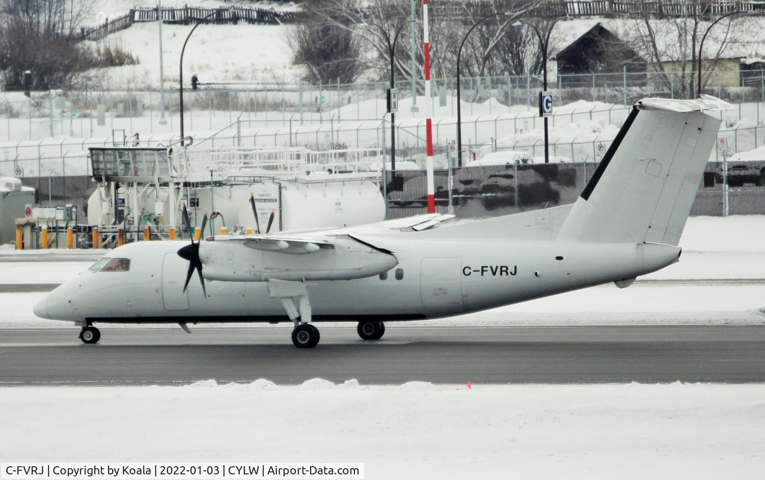 C-FVRJ, 1992 De Havilland Canada DHC-8-102 Dash 8 Dash 8 C/N 321, Inbound from Vancouver.