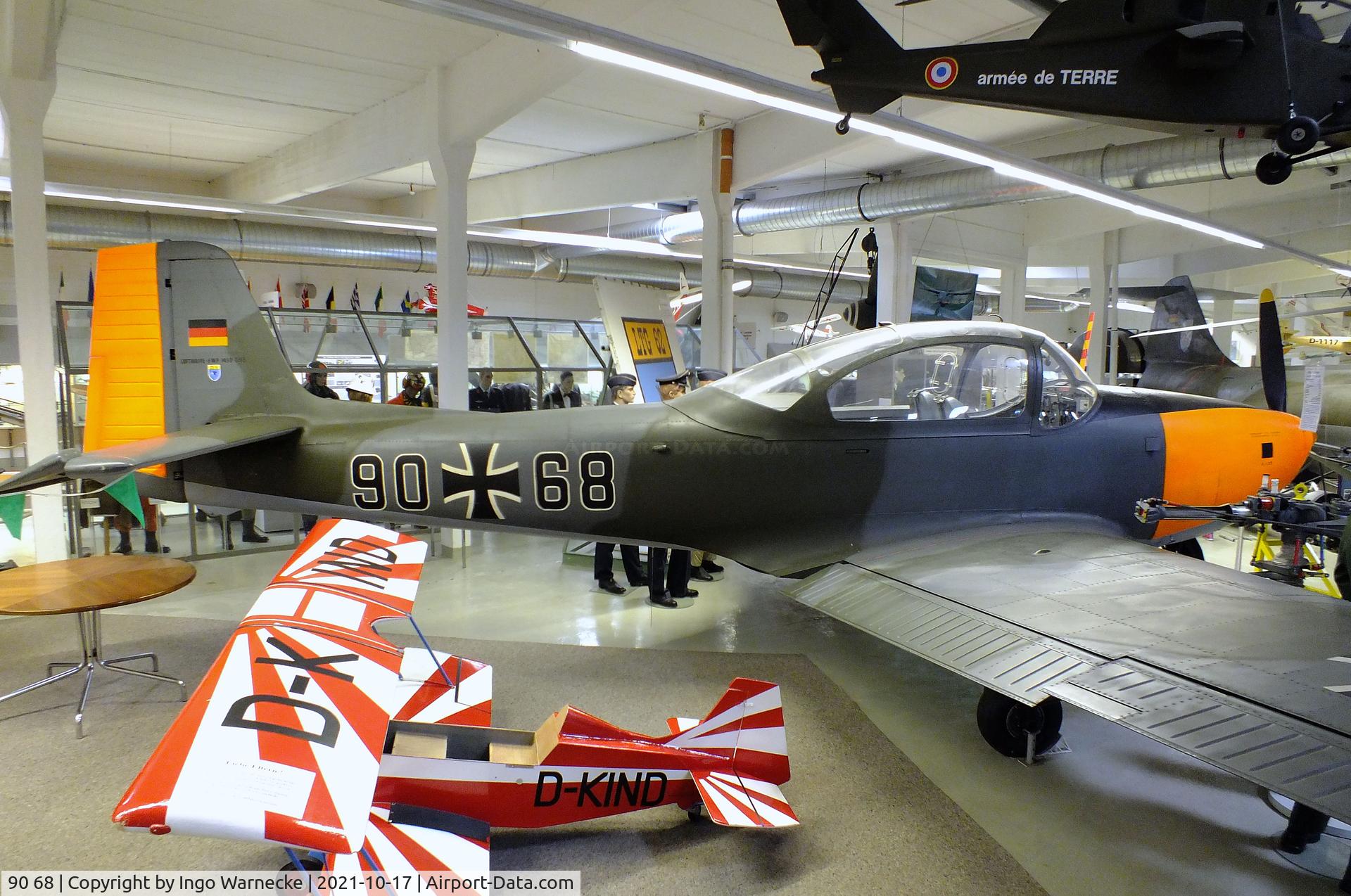 90 68, Piaggio P.149D C/N 086, Piaggio P.149D at the Luftfahrtmuseum Laatzen, Laatzen (Hannover)