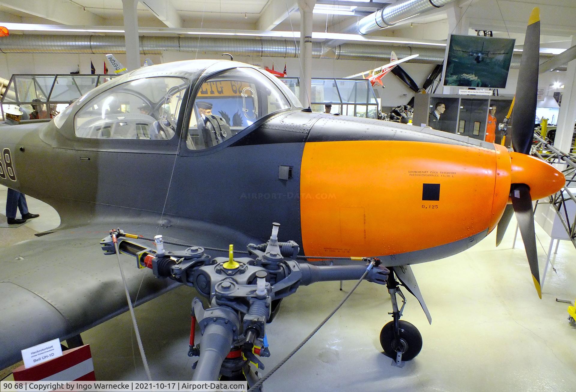 90 68, Piaggio P.149D C/N 086, Piaggio P.149D at the Luftfahrtmuseum Laatzen, Laatzen (Hannover)