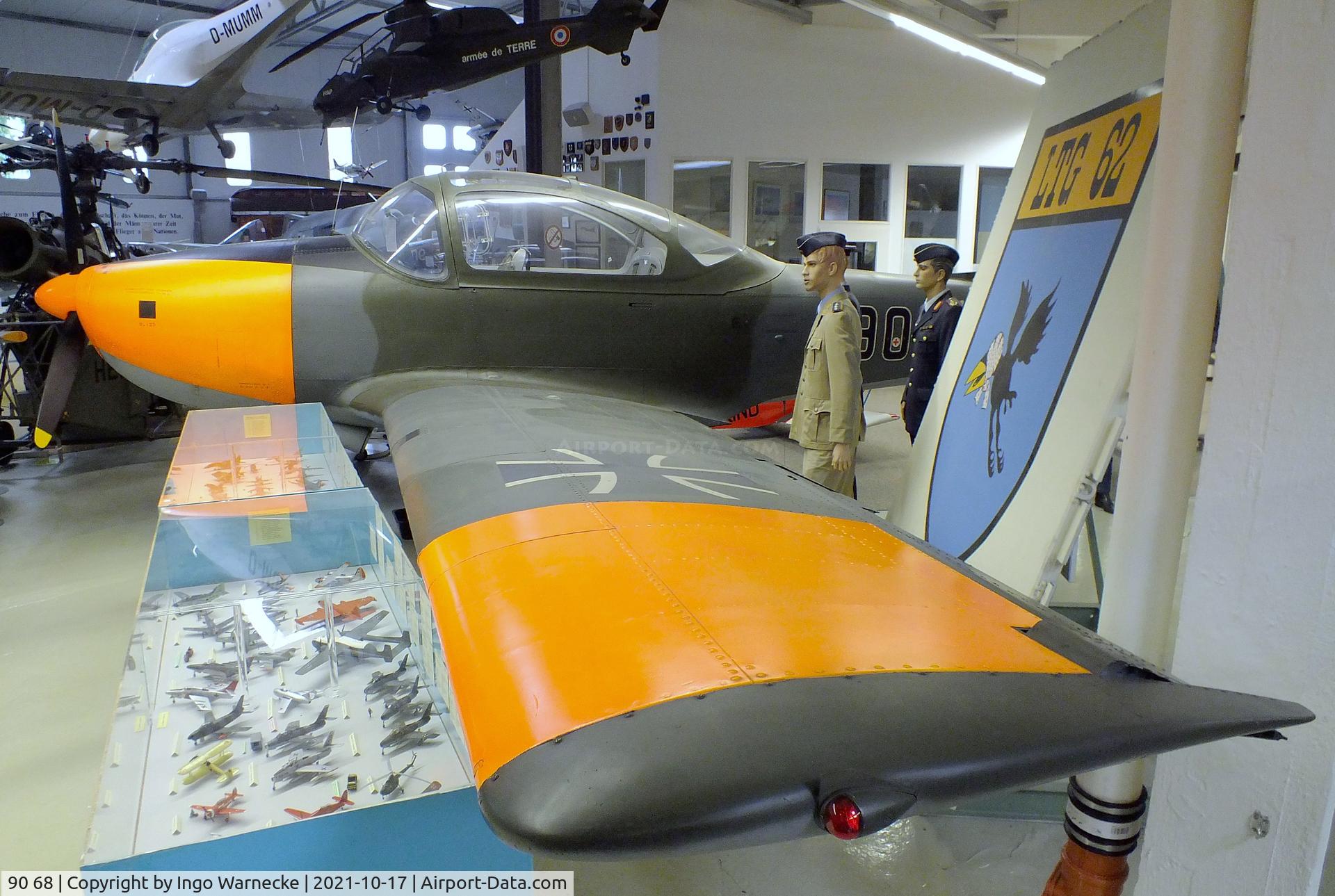 90 68, Piaggio P.149D C/N 086, Piaggio P.149D at the Luftfahrtmuseum Laatzen, Laatzen (Hannover)