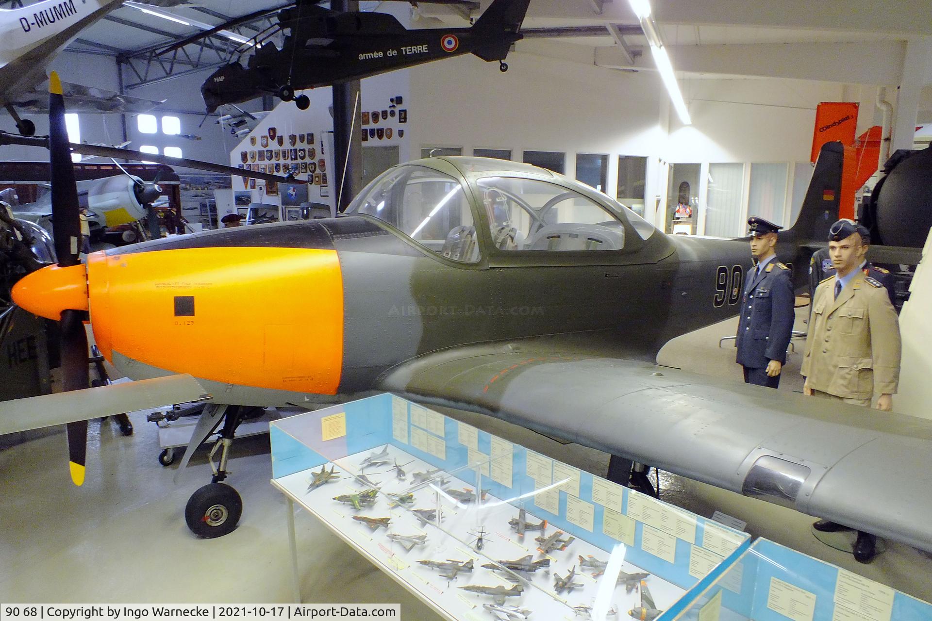 90 68, Piaggio P.149D C/N 086, Piaggio P.149D at the Luftfahrtmuseum Laatzen, Laatzen (Hannover)