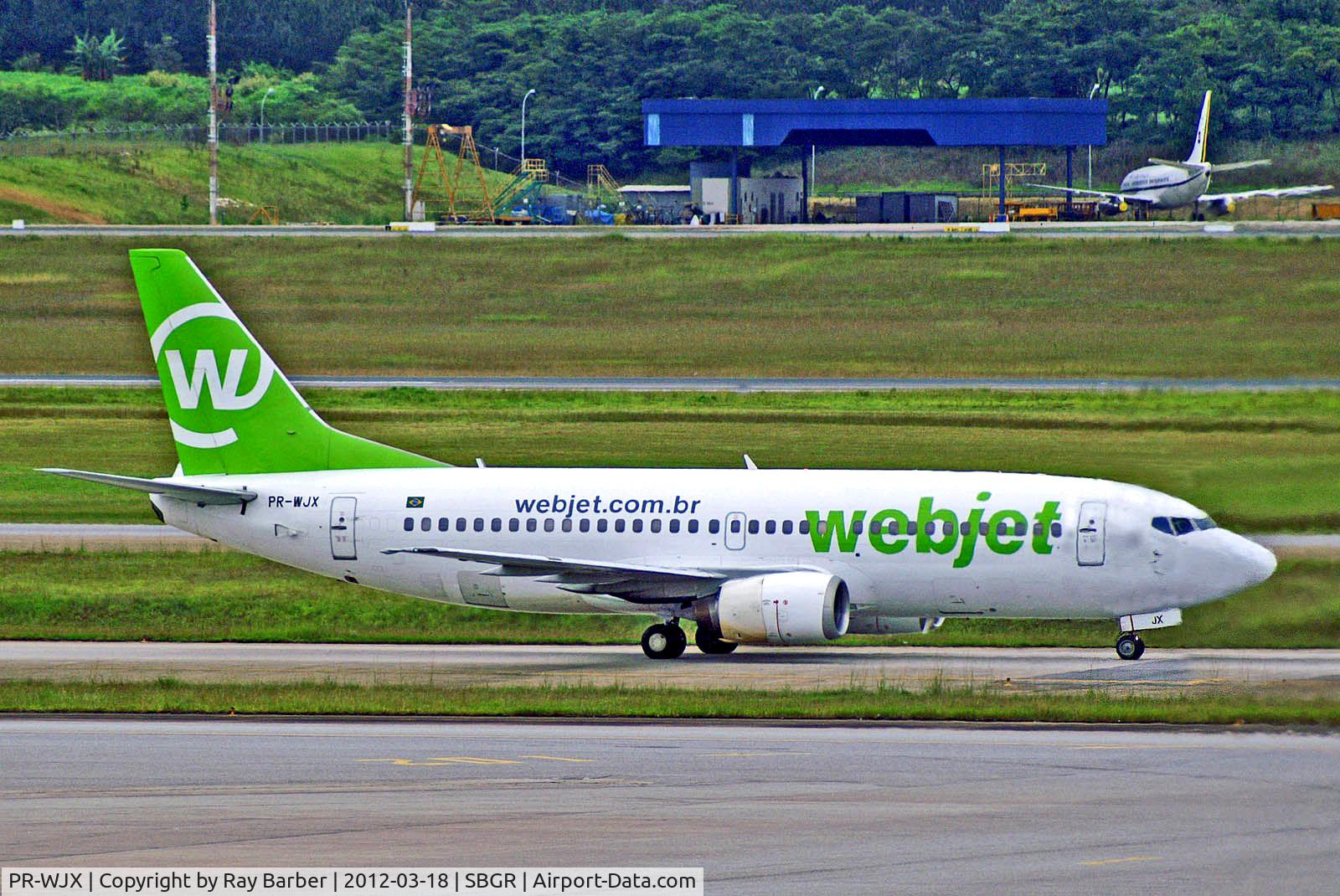 PR-WJX, 1991 Boeing 737-33A C/N 25033, PR-WJX   Boeing 737-33A [25033] (Webjet Linhas Aereas) Sao Paulo-Guarulhos~PP 18/03/2012