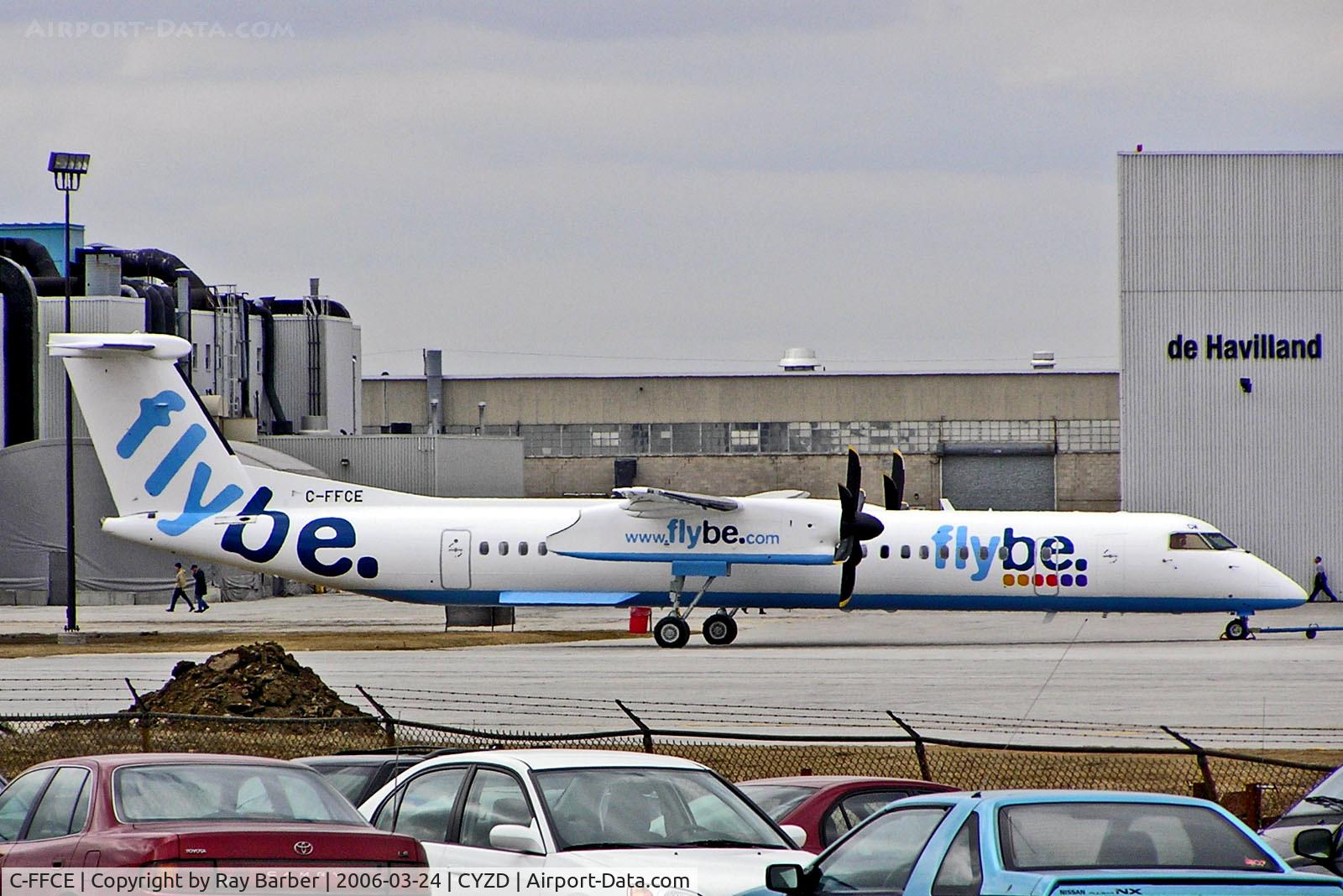 C-FFCE, 2005 De Havilland Canada DHC-8-402Q Dash 8 C/N 4118, C-FFCE   Bombardier DHC-8Q-402 Dash 8 [4118] Bombardier Aerospace Corporation / flybe) Downsview~C 24/03/2006